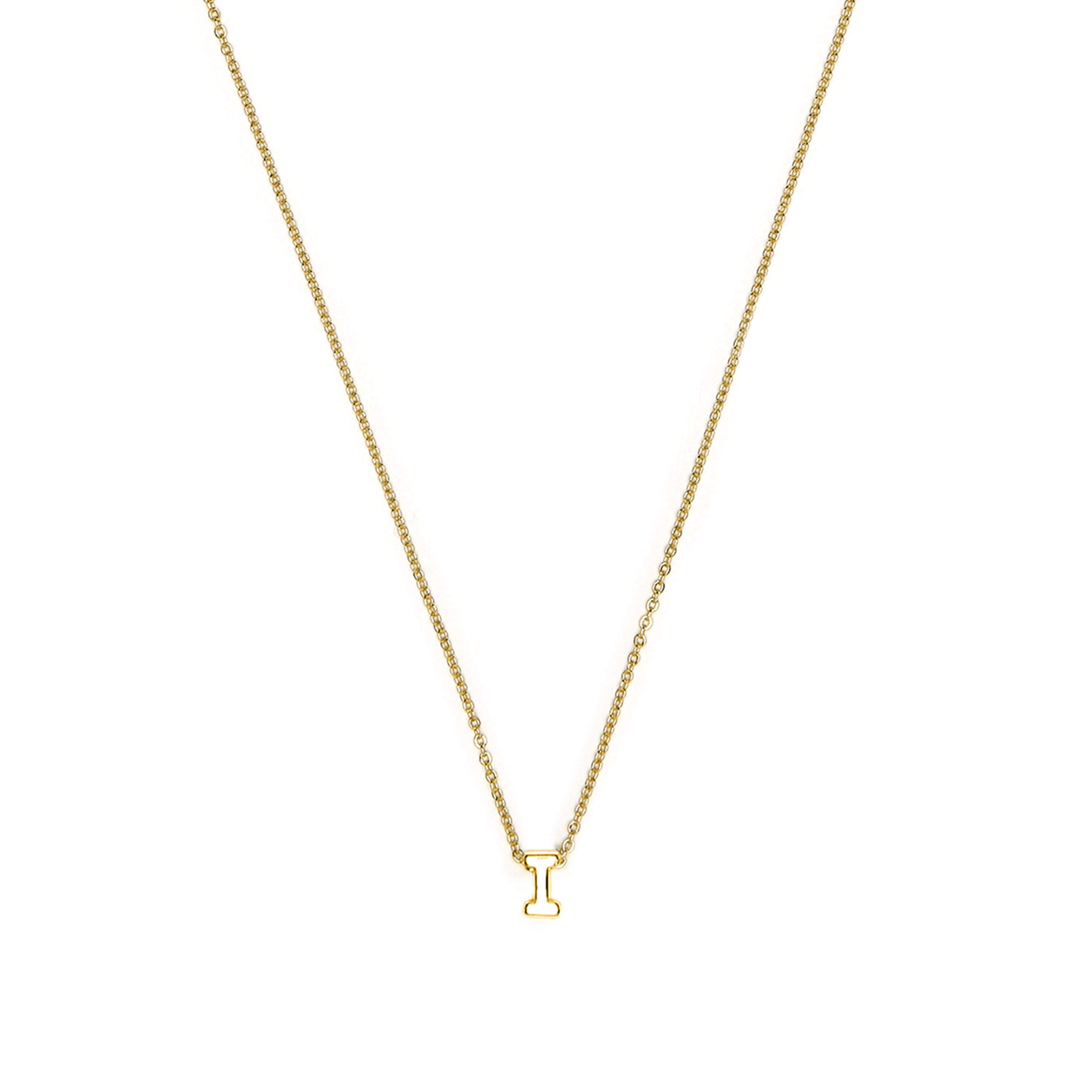 Collar acabado oro amarillo 18k - Alphabet