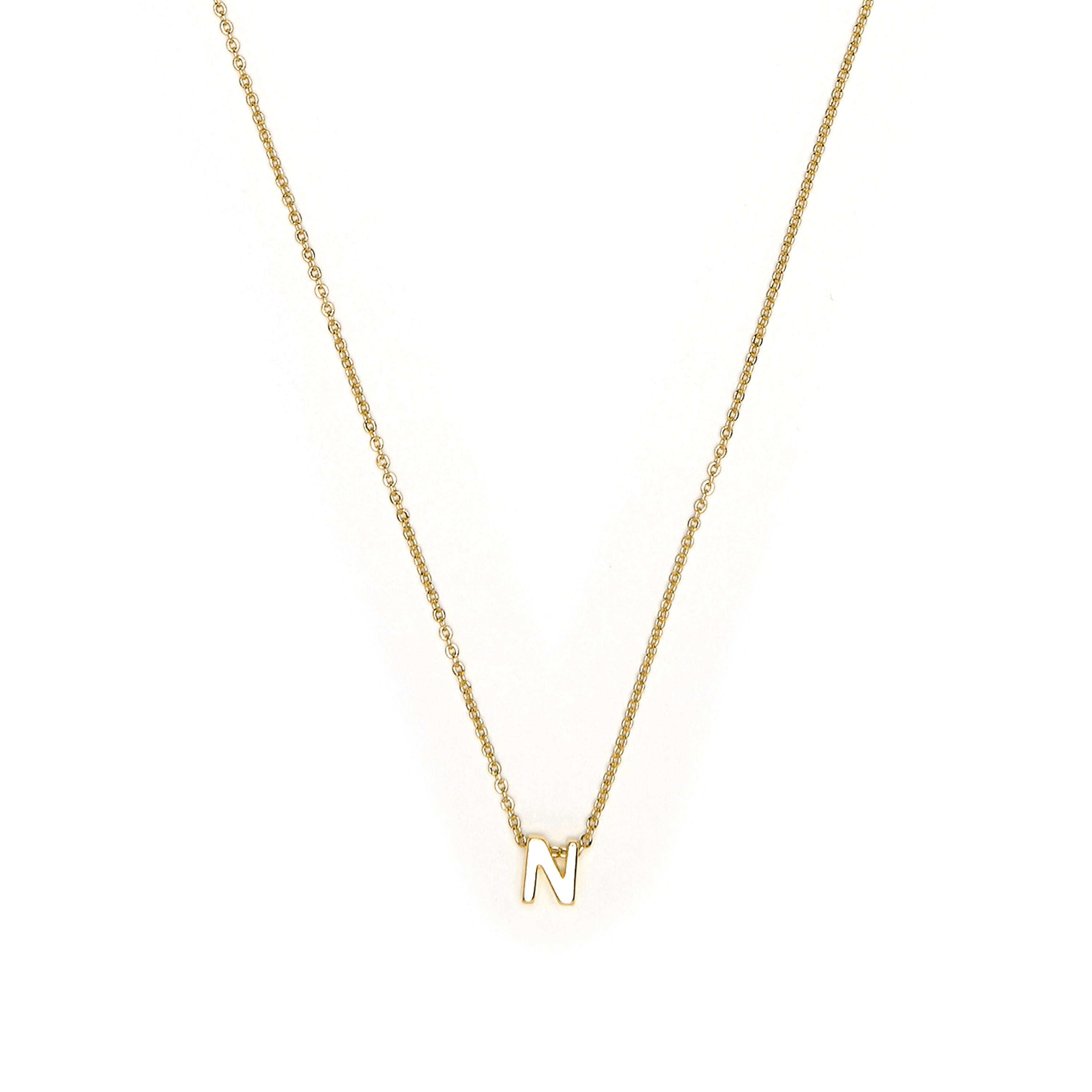 Collar acabado oro amarillo 18k - Alphabet