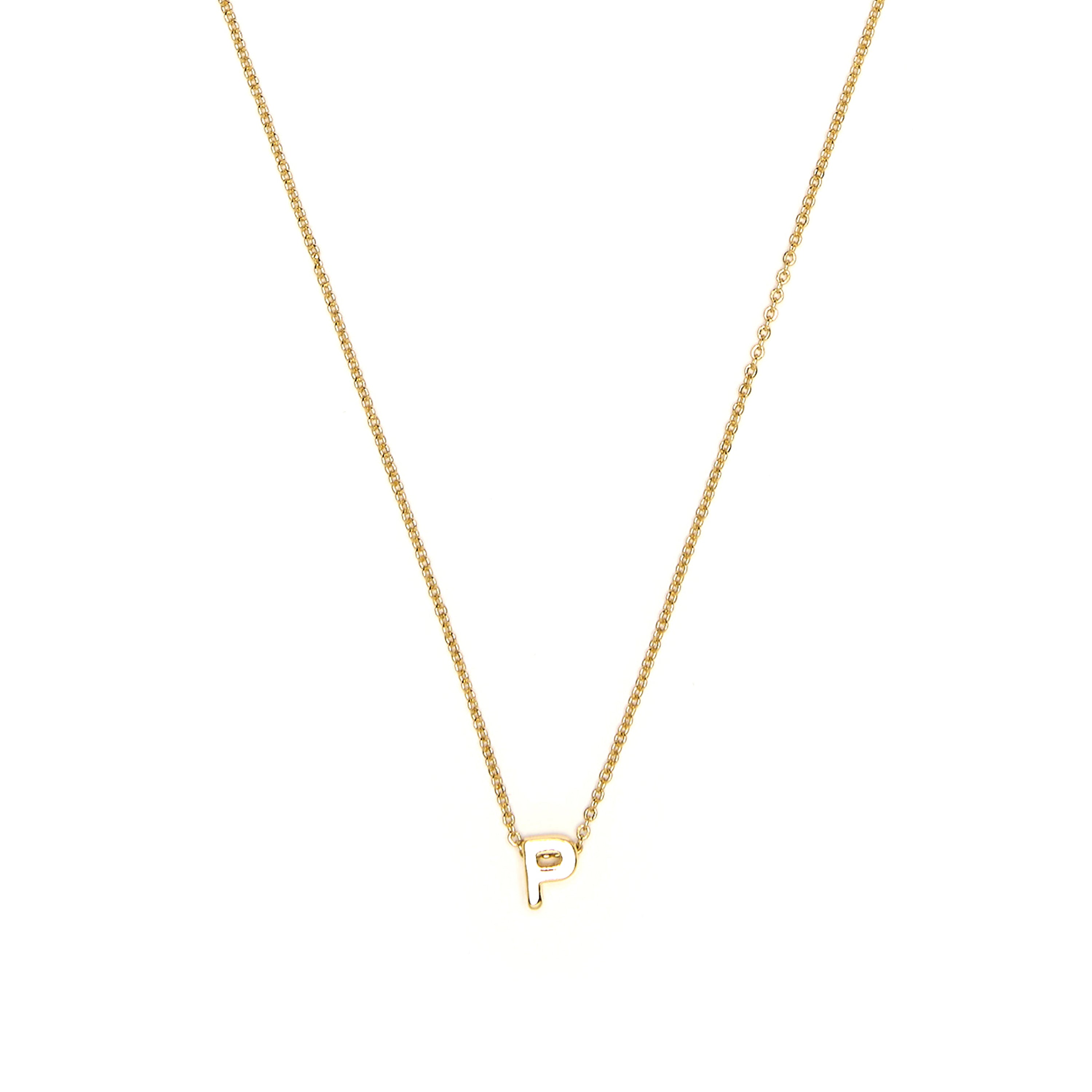 Collar acabado oro amarillo 18k - Alphabet