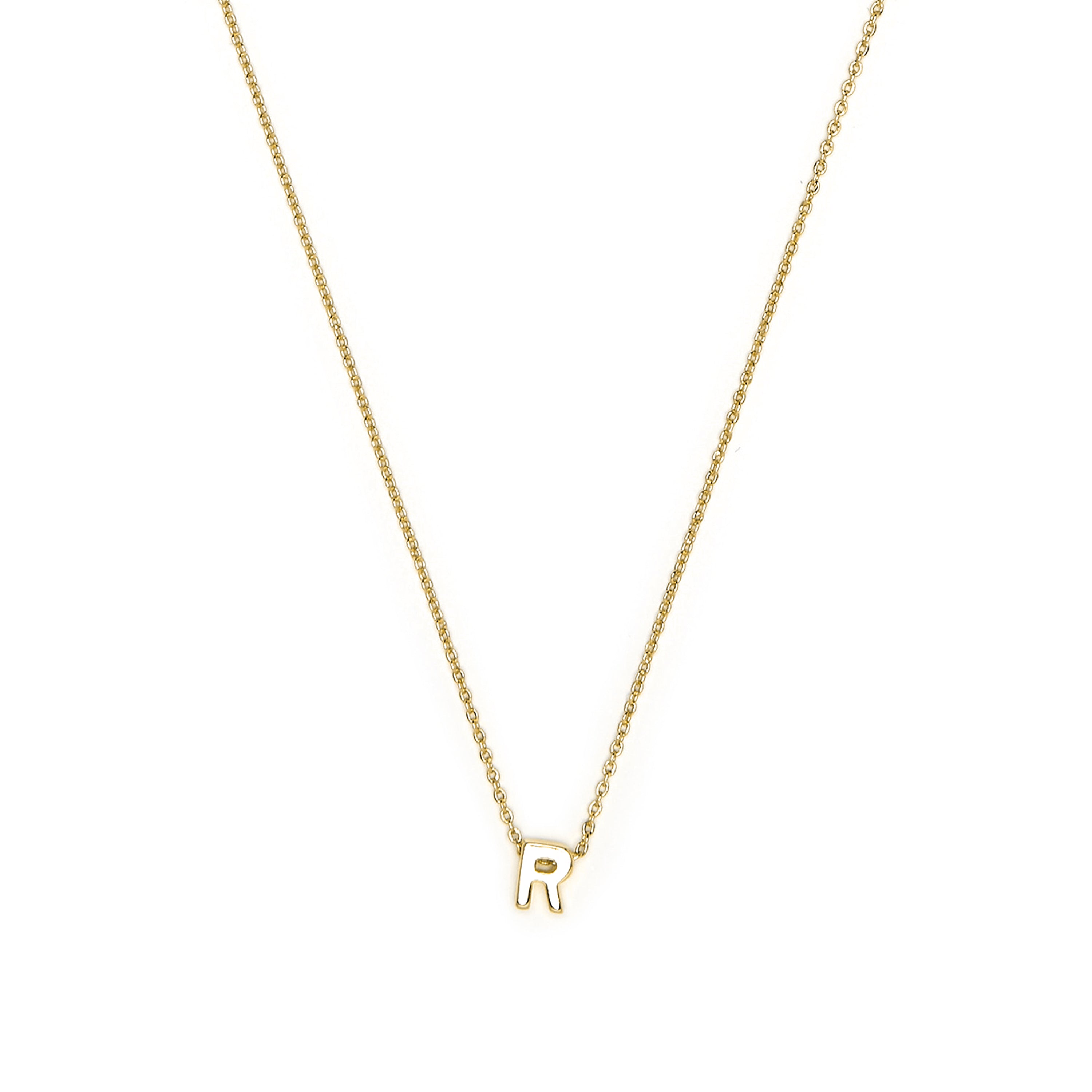 Collar acabado oro amarillo 18k - Alphabet