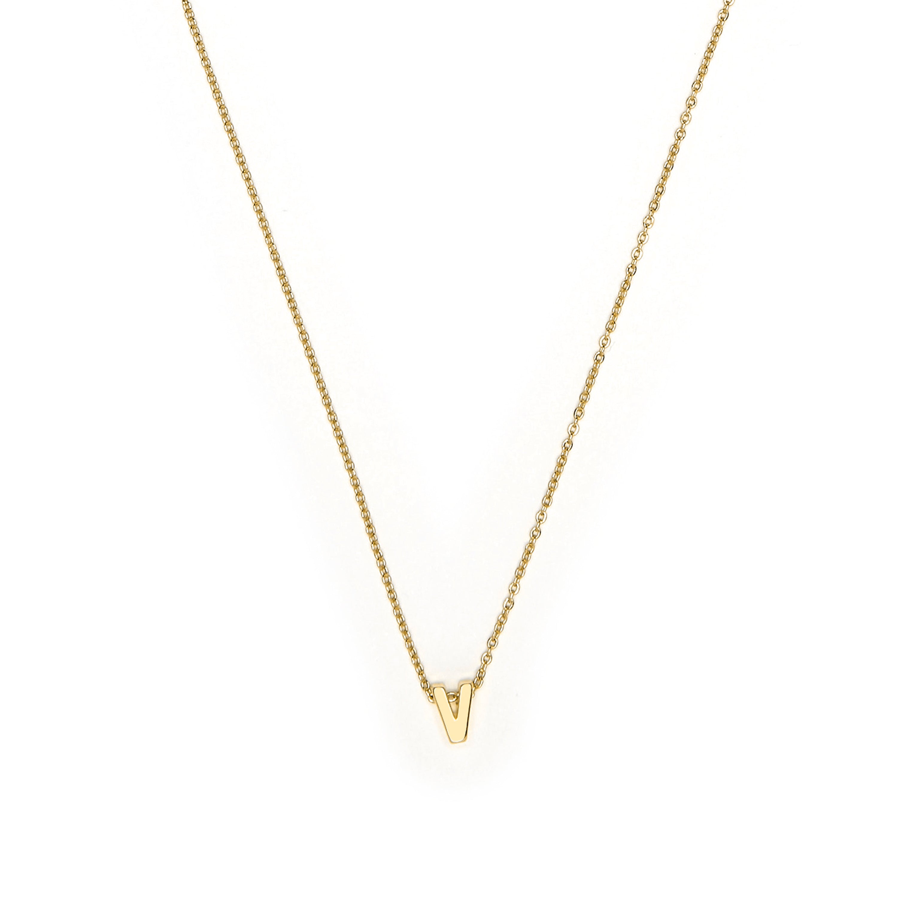 Collar acabado oro amarillo 18k - Alphabet