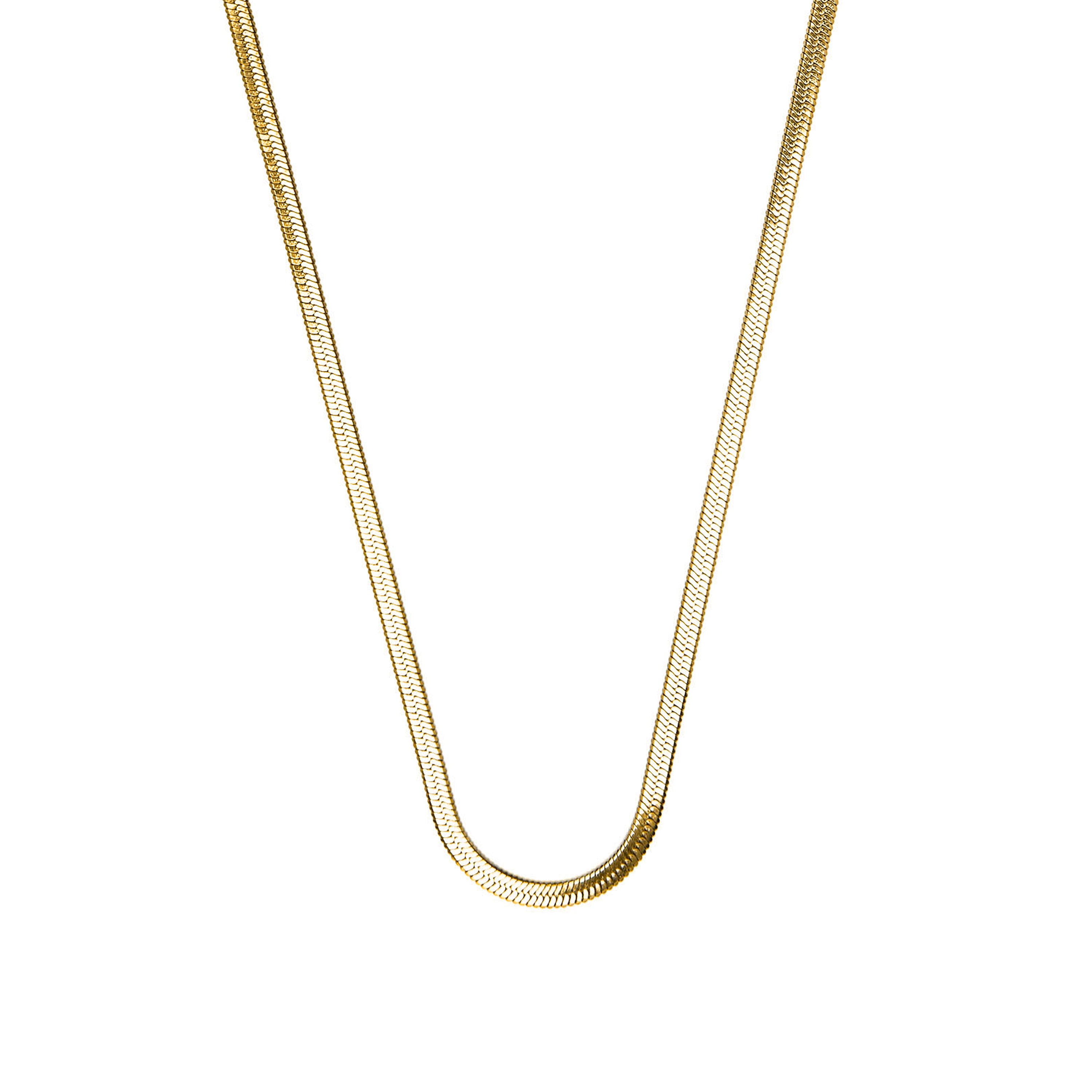 Collar de 45cm acabado en oro amarillo de 18k - Turaki