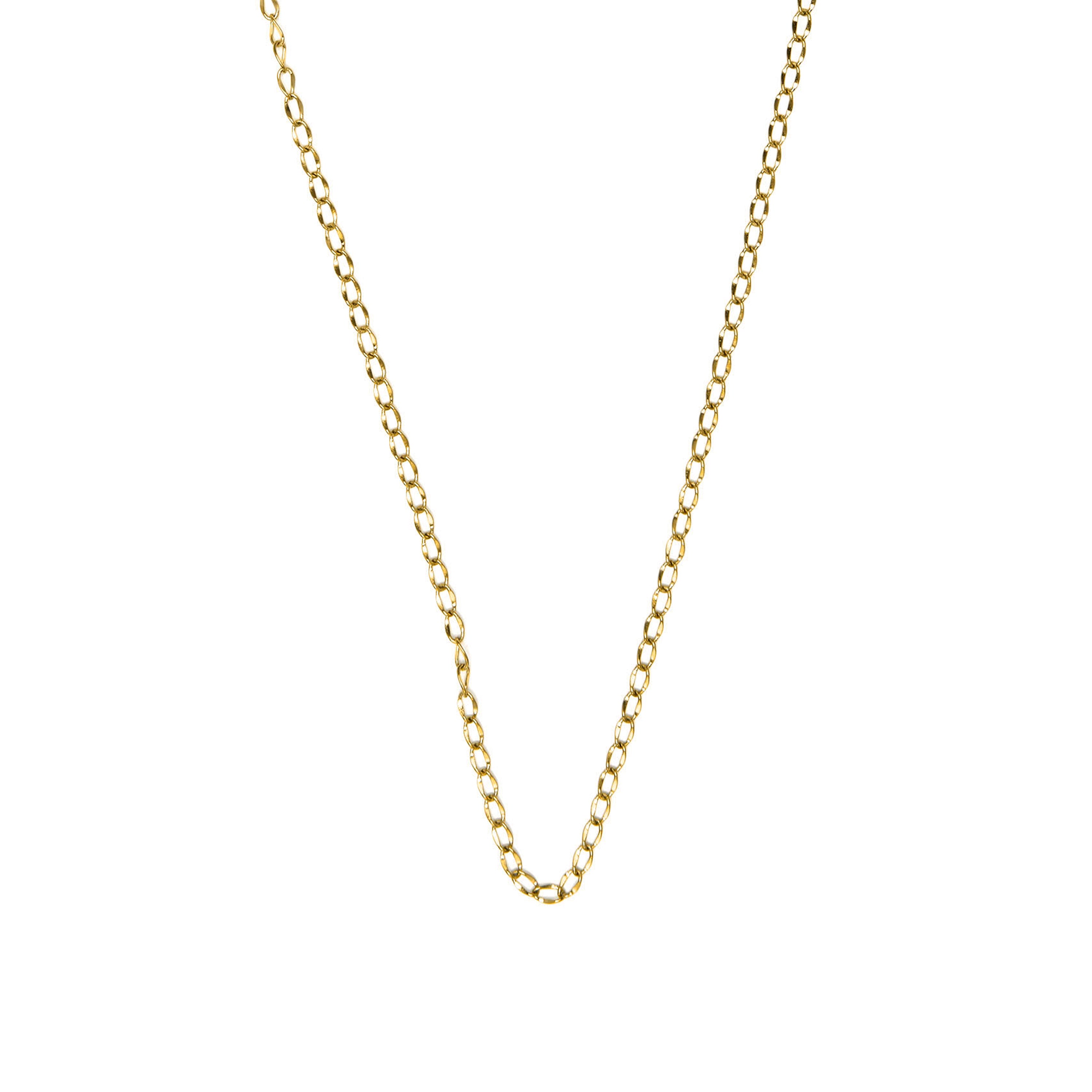 Collar de 45cm acabado en oro amarillo de 18k - Zalo