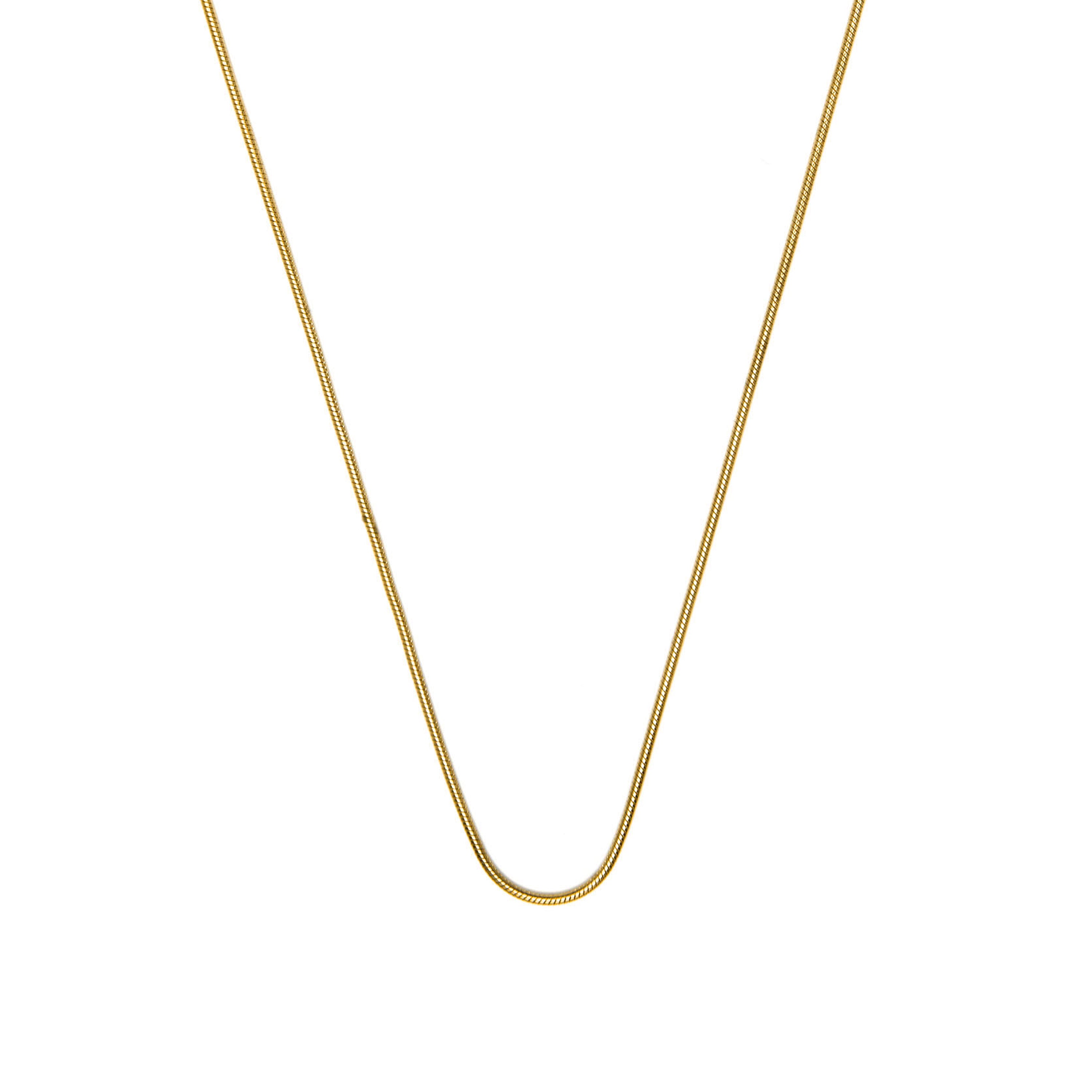 Collar de 45cm acabado en oro amarillo de 18k - Axio