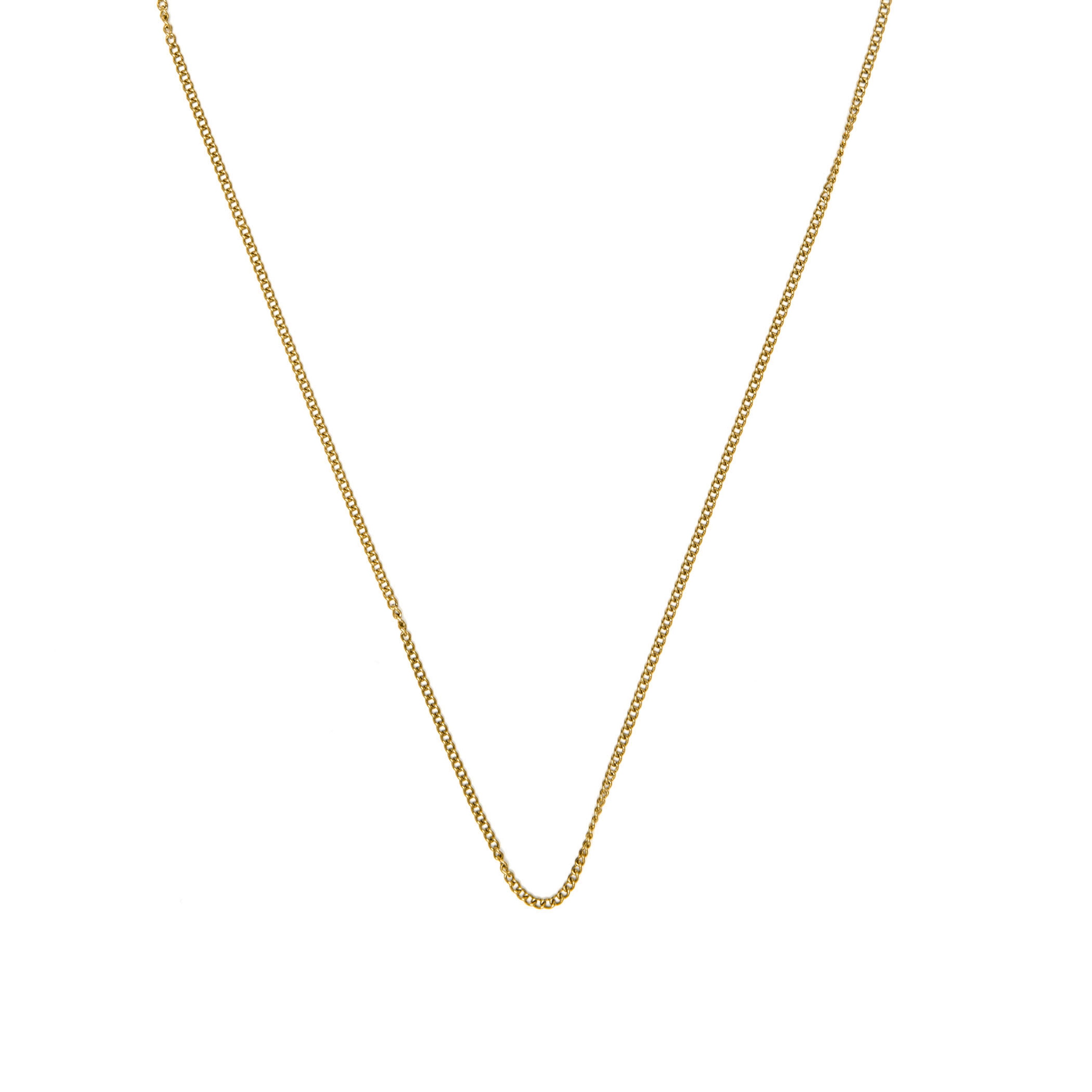 Collar de 45cm acabado en oro amarillo de 18k - Sayas