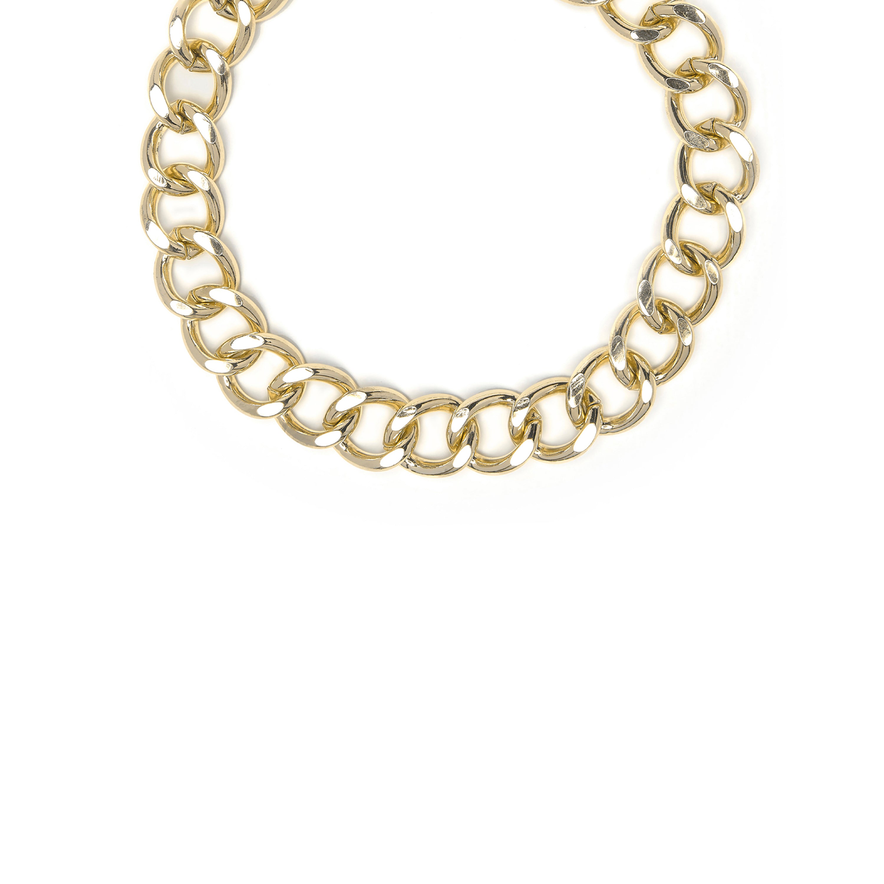 Collar de 45cm acabado en oro amarillo de 18k - Moba