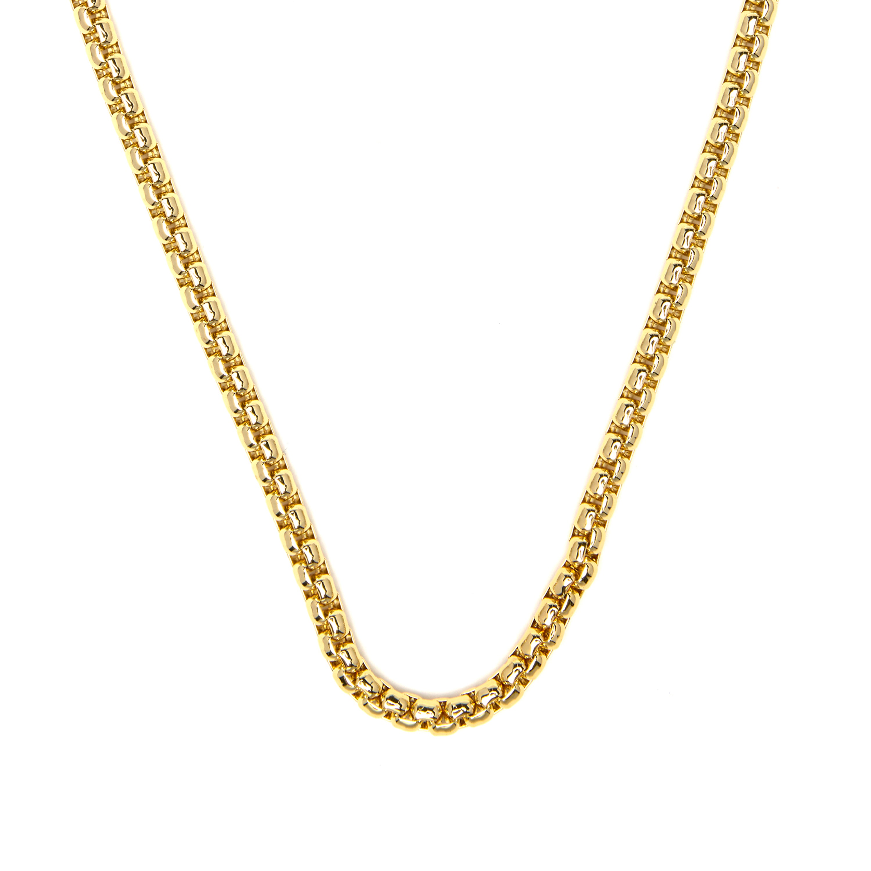 Collar de 42cm acabado en oro amarillo de 18k - Zugiro