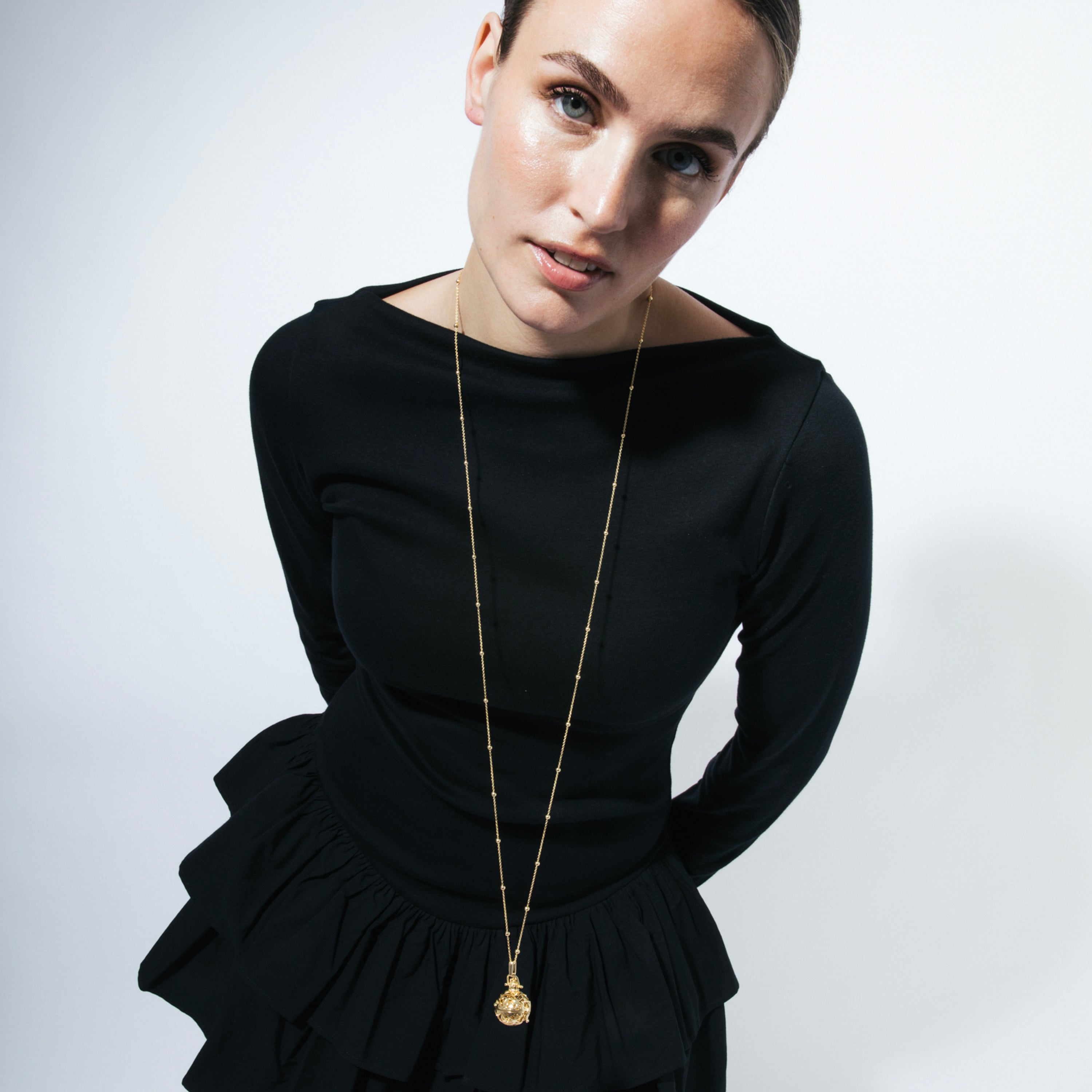 Collar acabado en oro amarillo de 18k - Kalik