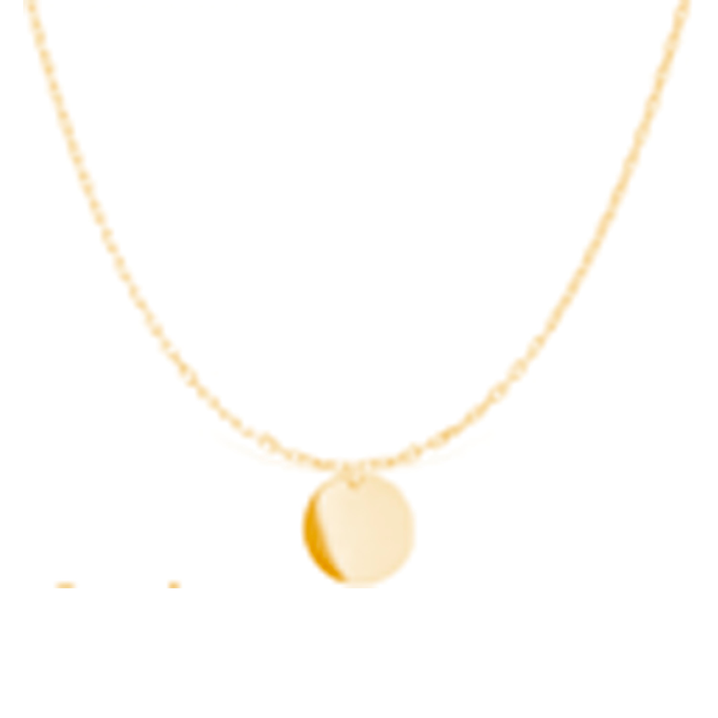 Collar acabado en oro amarillo de 18k - Gumax