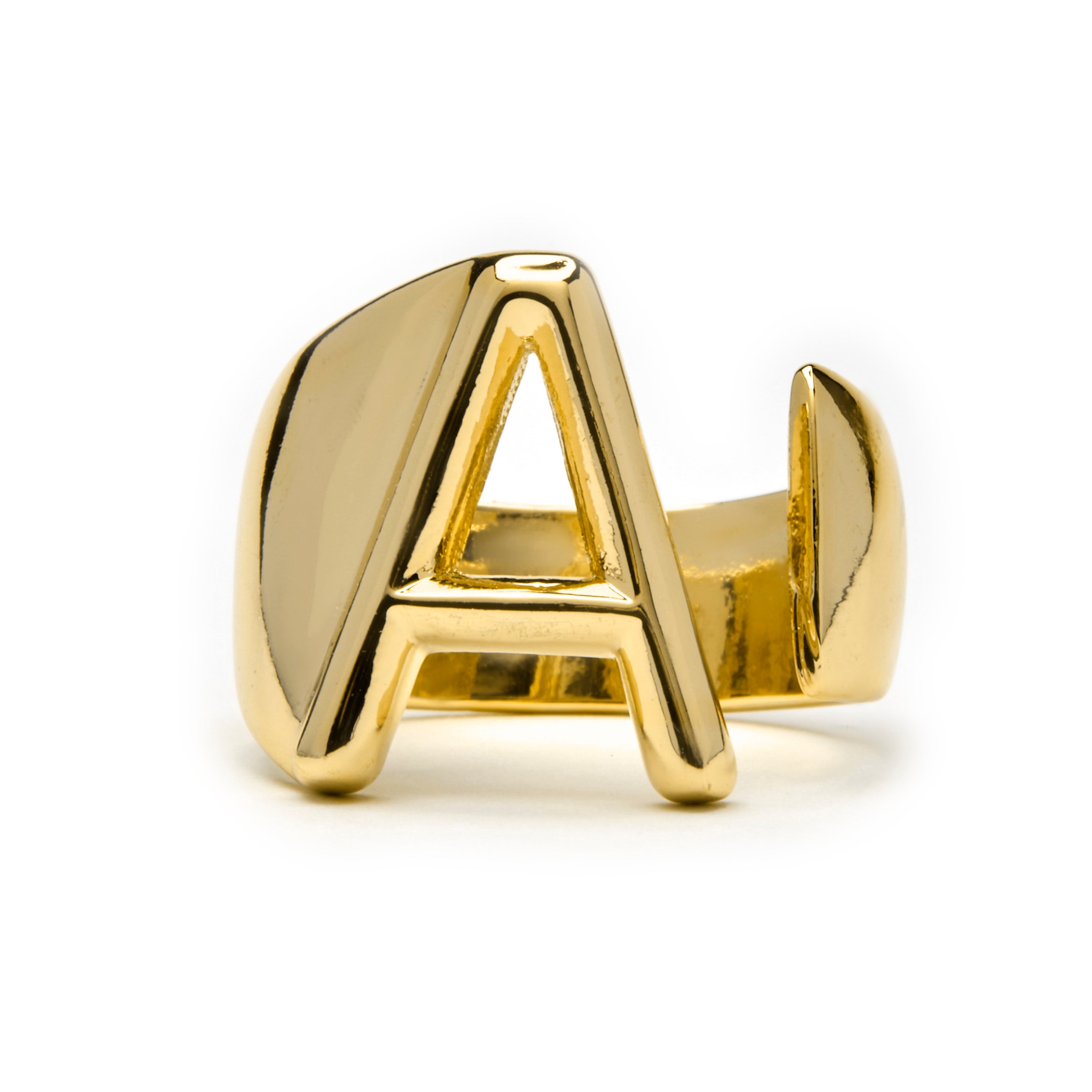 Anillo acabado oro amarillo 18k - Alphabet