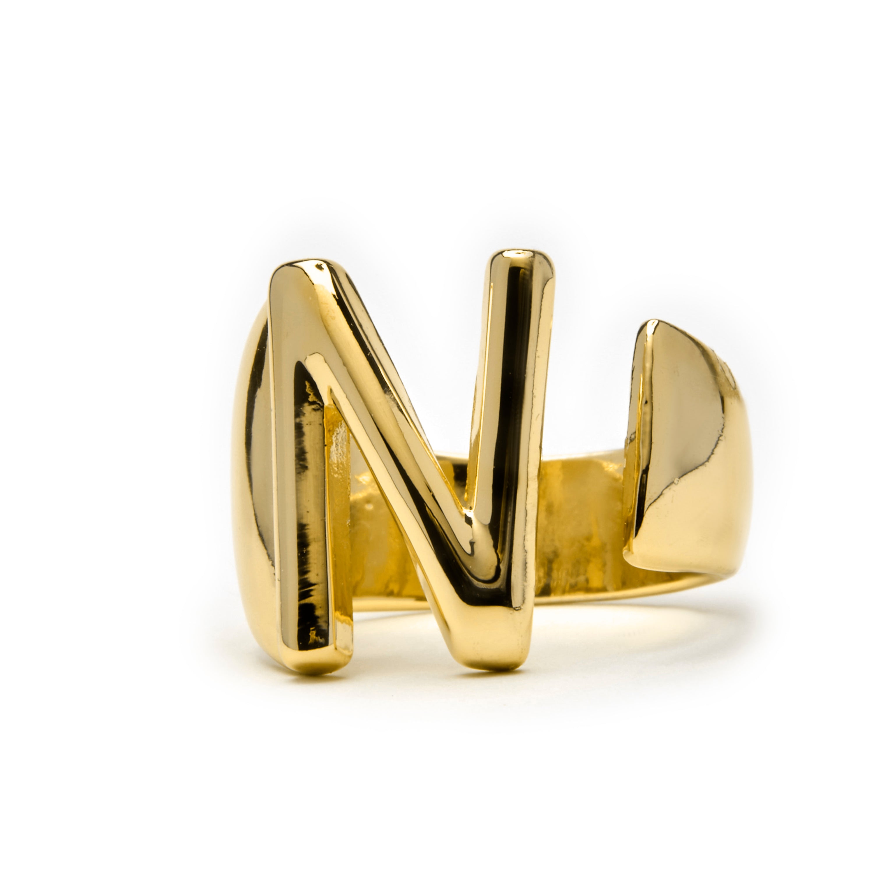 Anillo acabado oro amarillo 18k - Alphabet