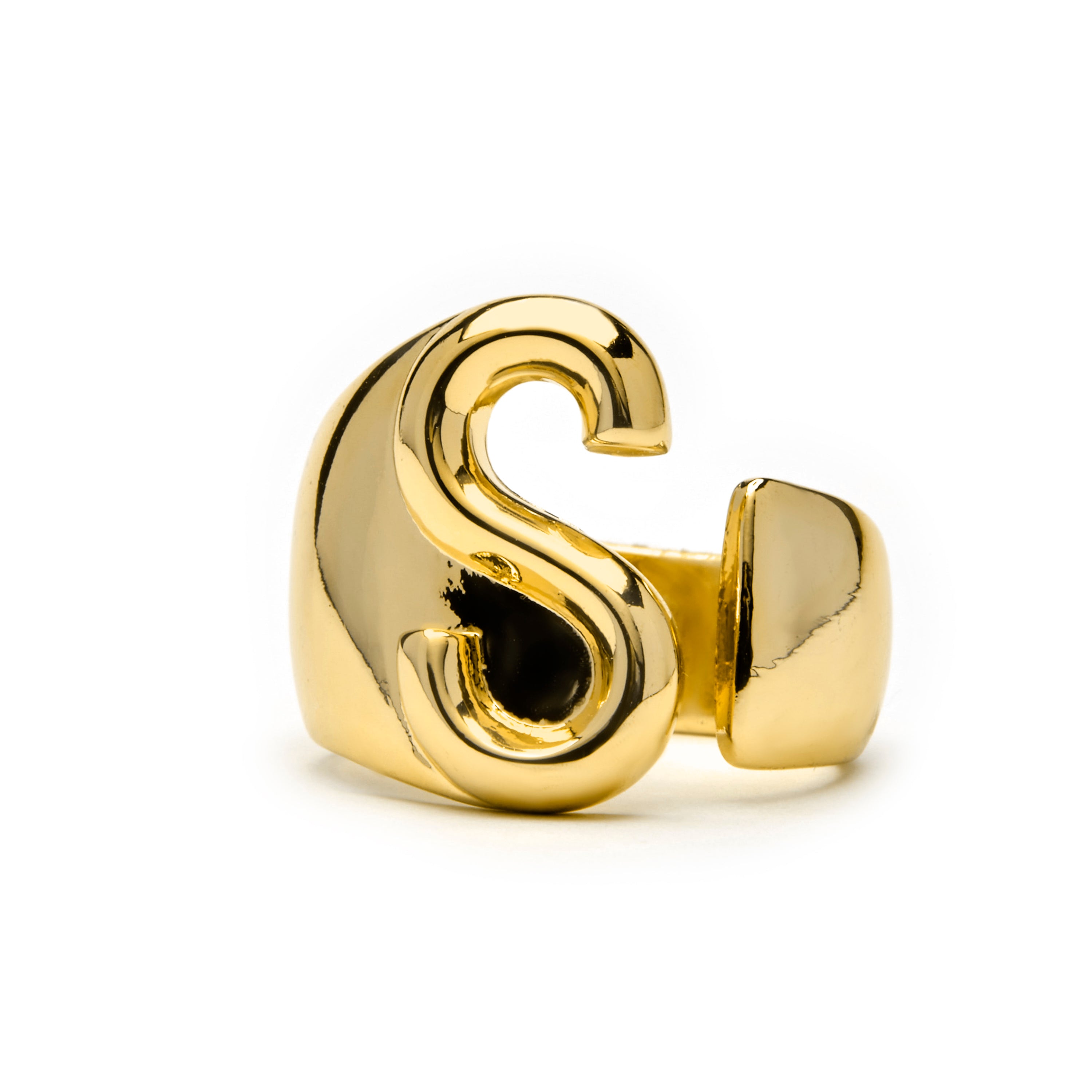 Anillo acabado oro amarillo 18k - Alphabet
