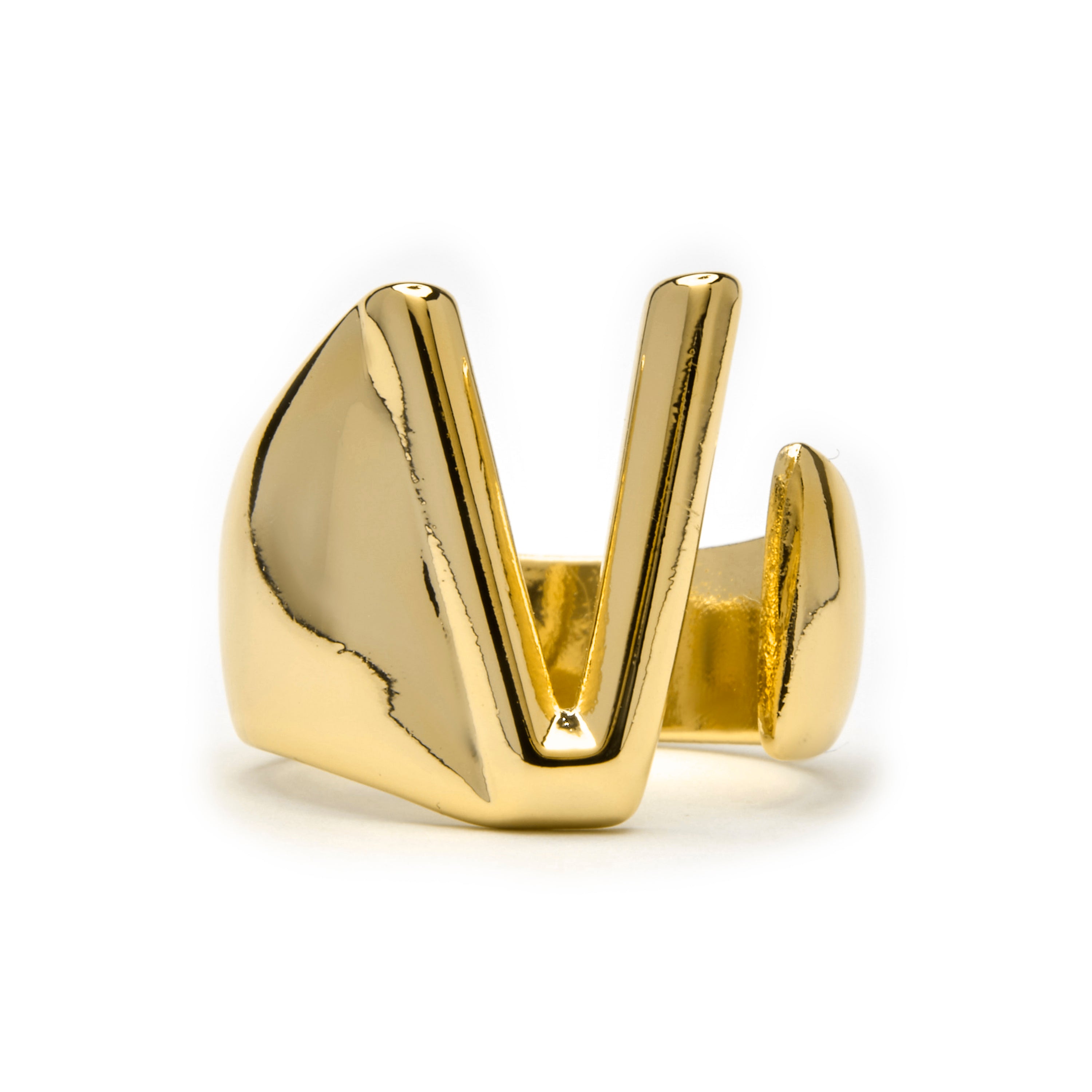 Anillo acabado oro amarillo 18k - Alphabet