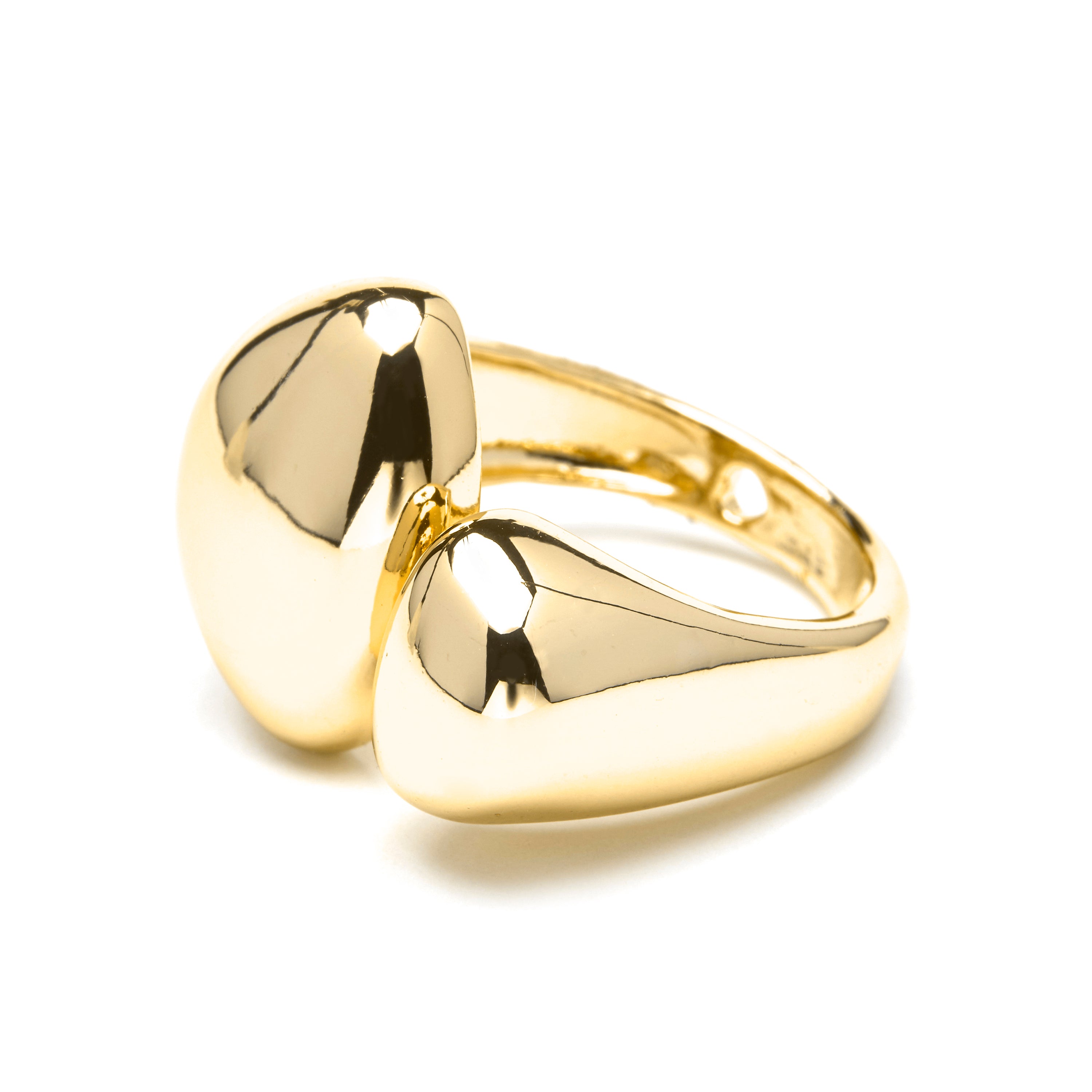 Anillo acabado en oro amarillo de 18k - Sulim