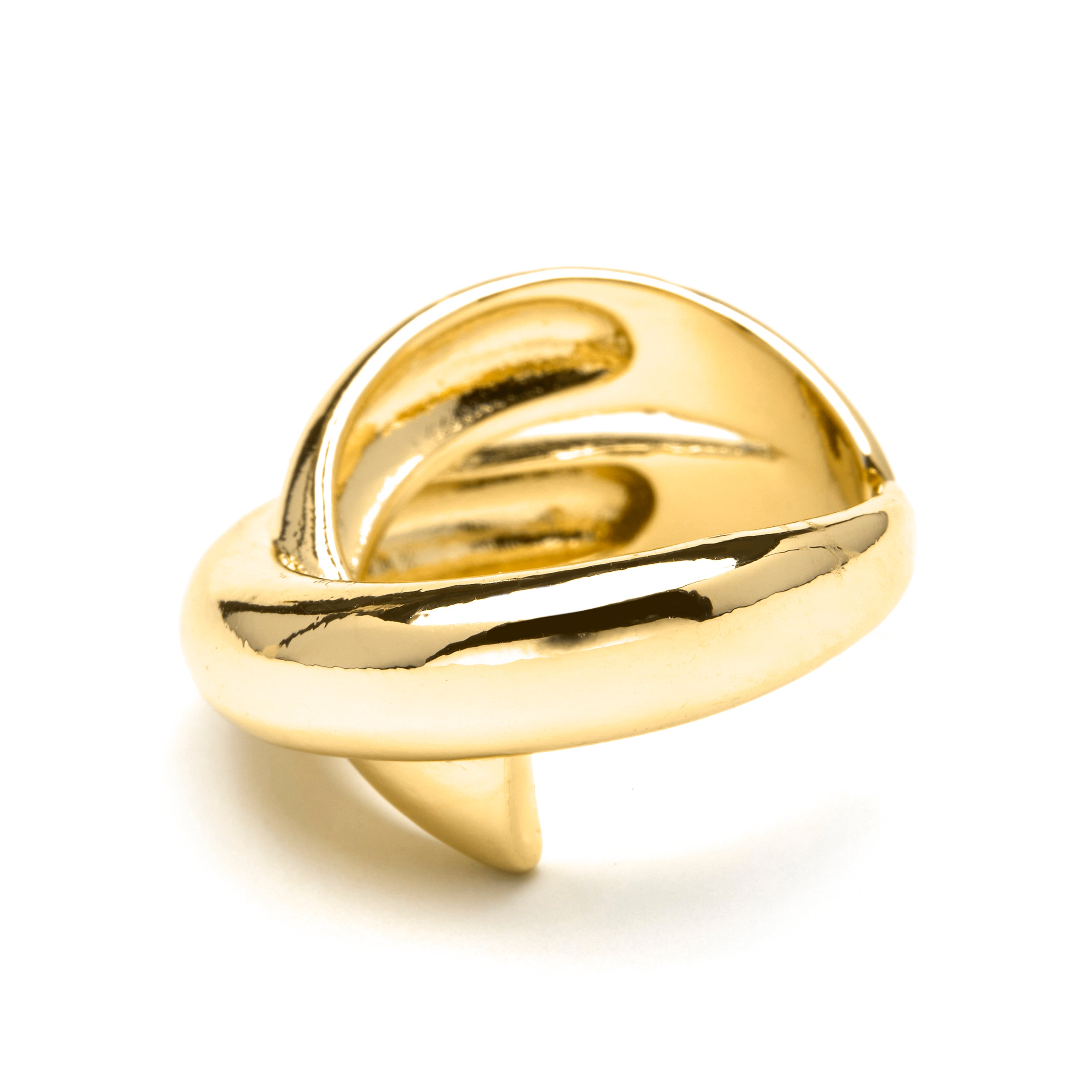 Anillo acabado en oro amarillo de 18k - Nacui