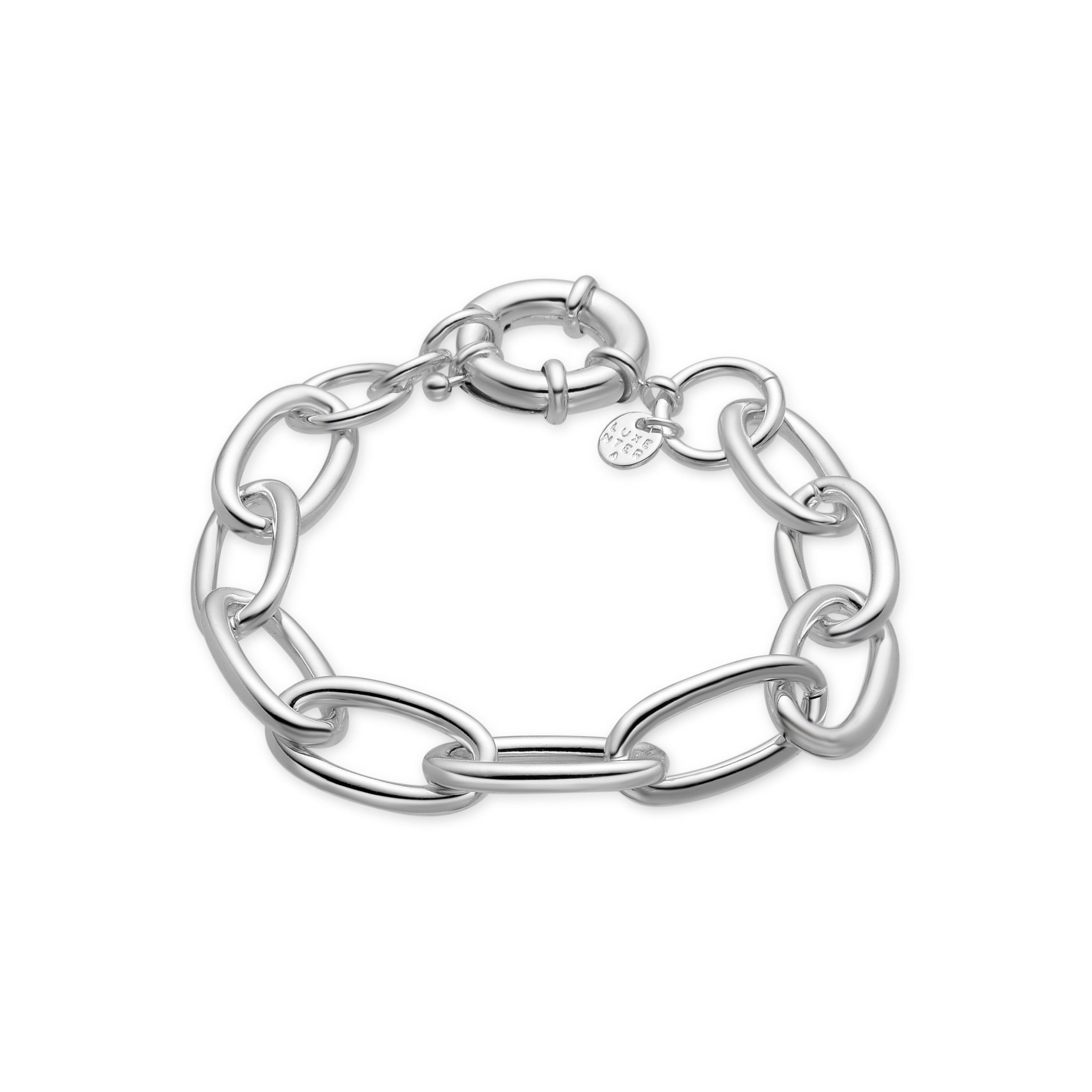 Pulsera acabada en rodio - Nelo