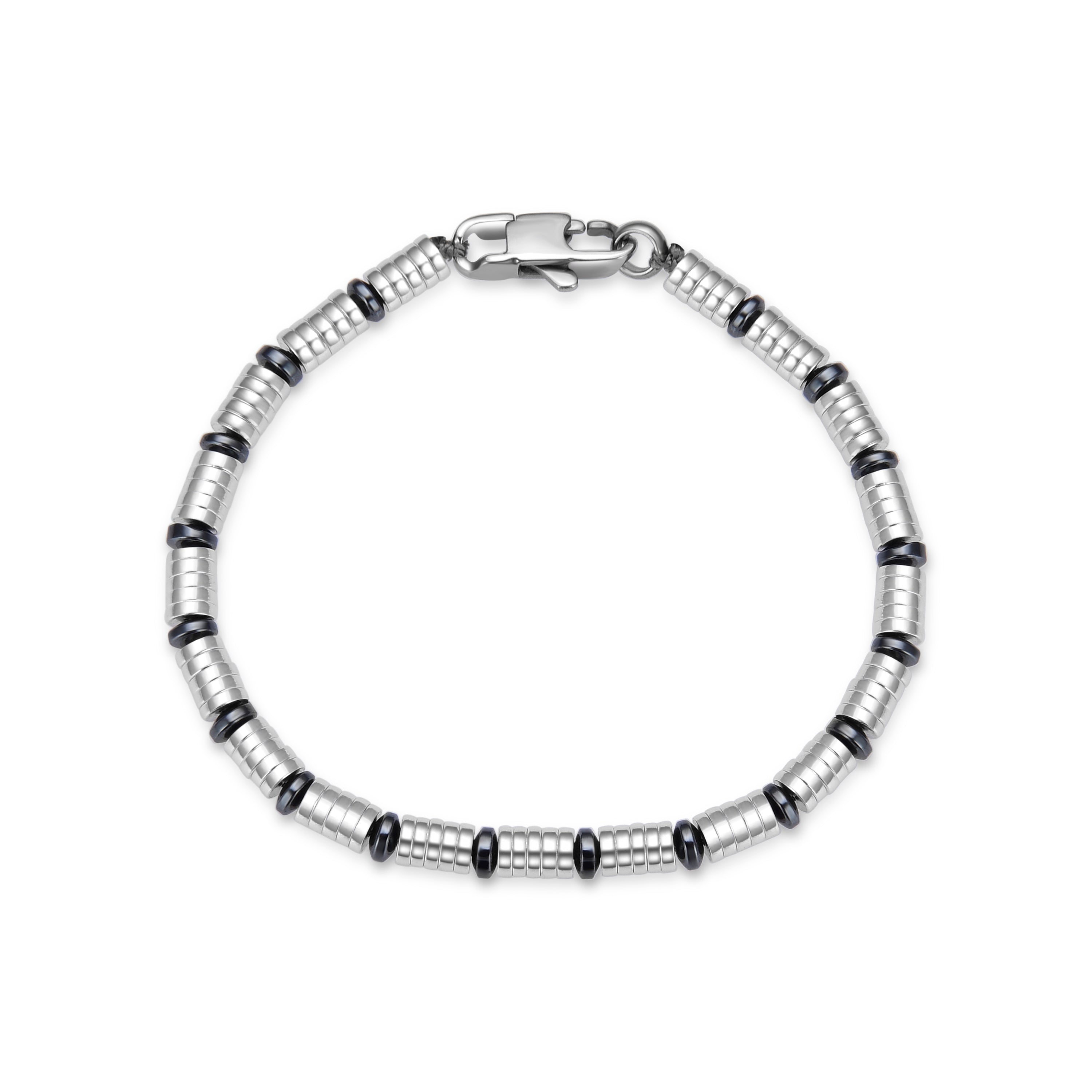 Pulsera de Hematite acabada en rodio - Kisah