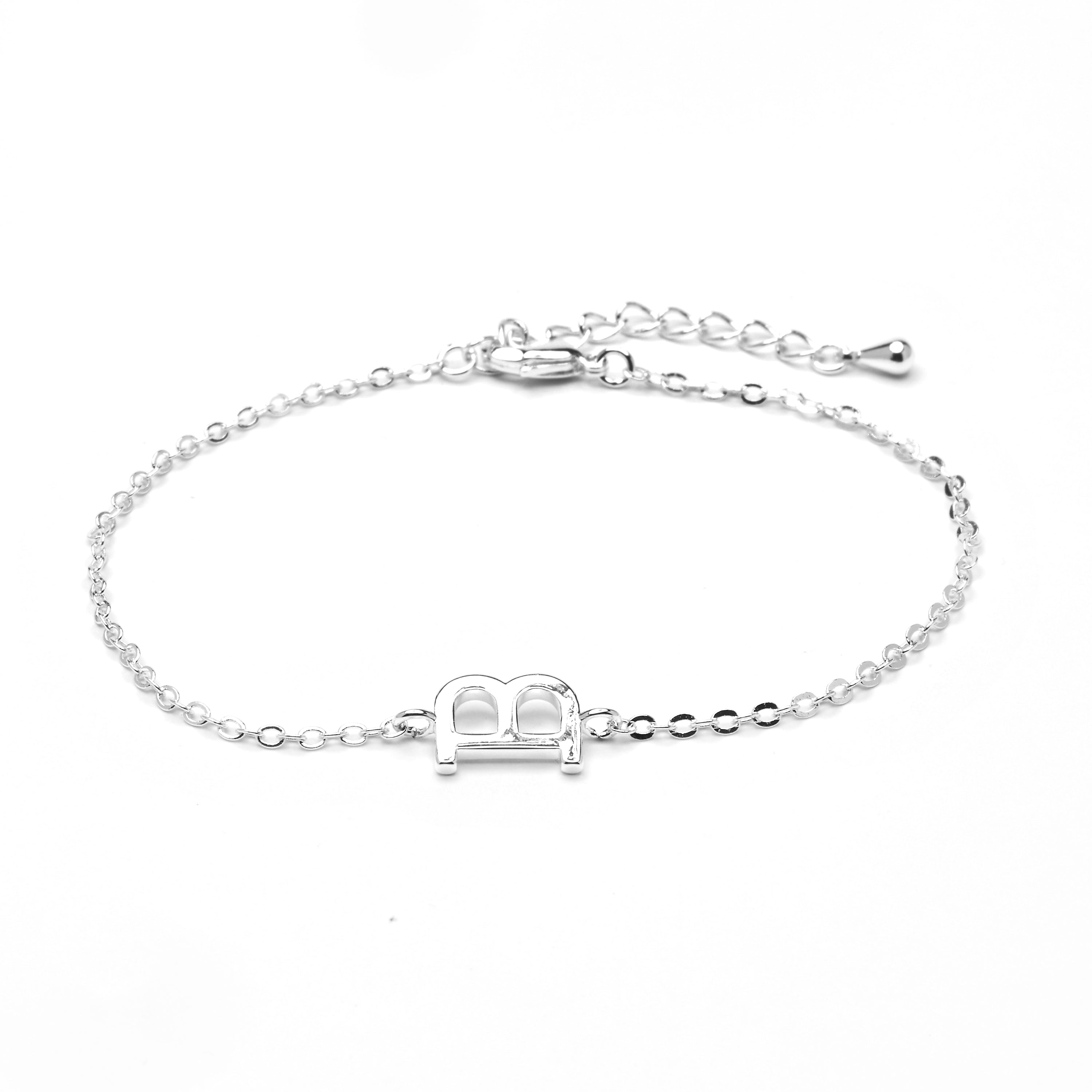 Pulsera acabado plata - Alphabet