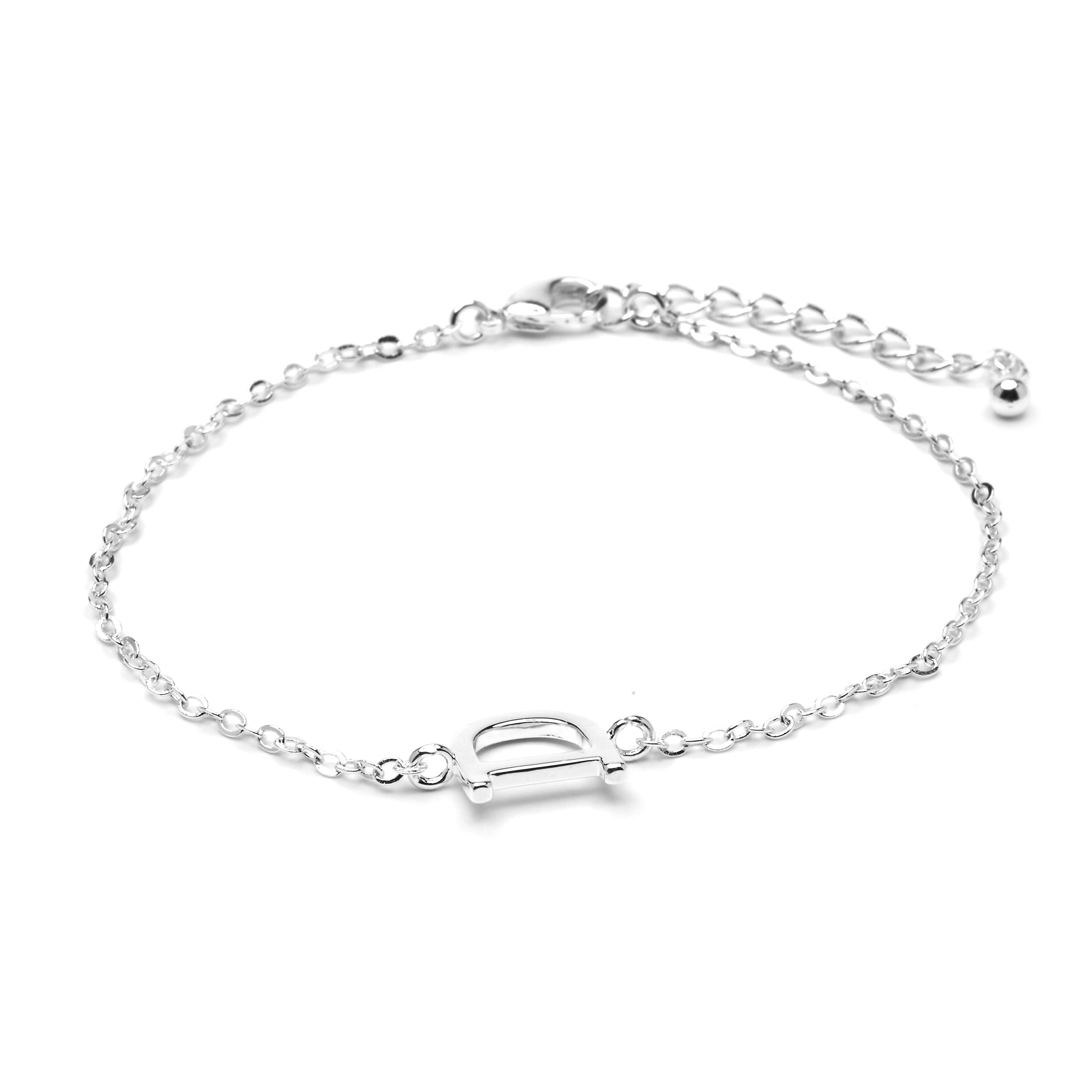 Pulsera acabado plata - Alphabet
