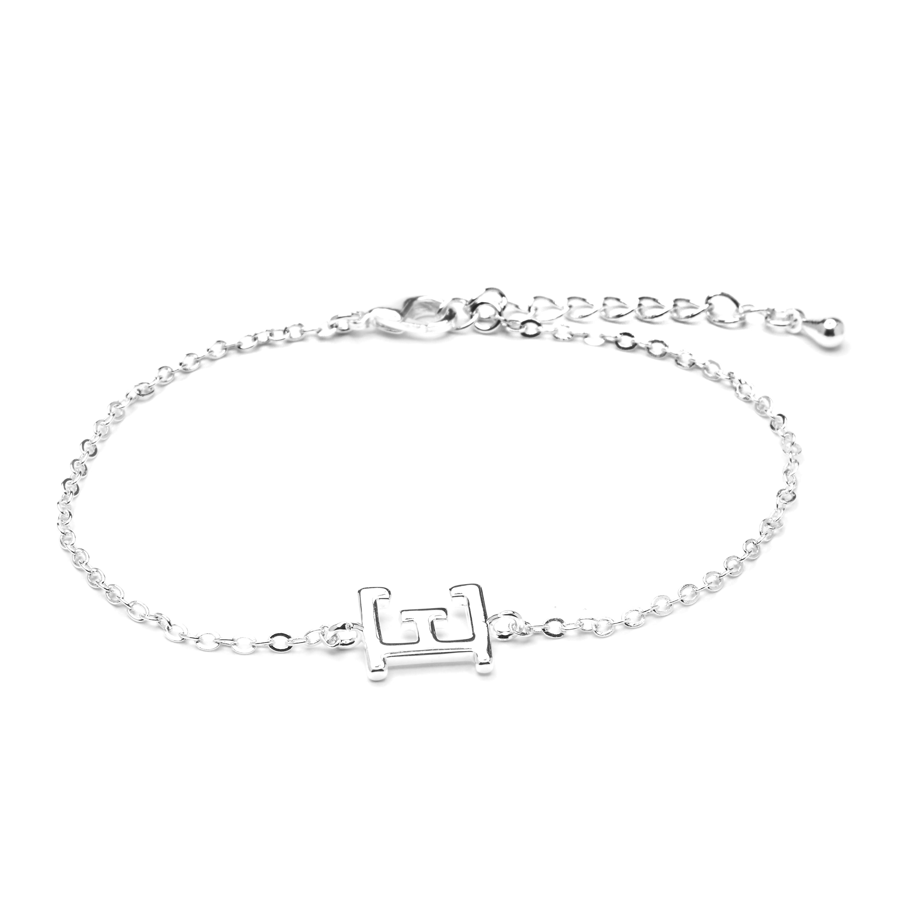 Pulsera acabado plata - Alphabet