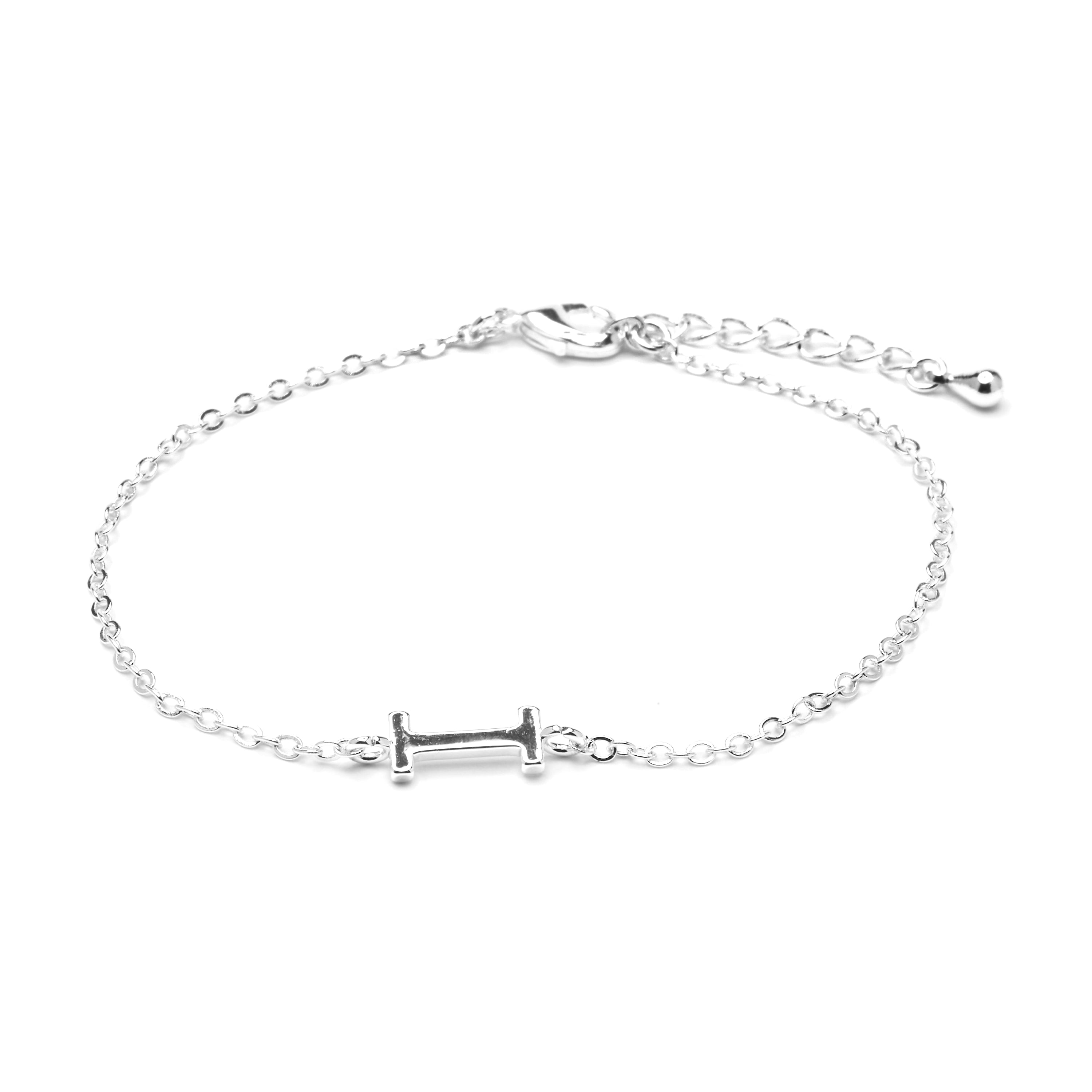 Pulsera acabado plata - Alphabet