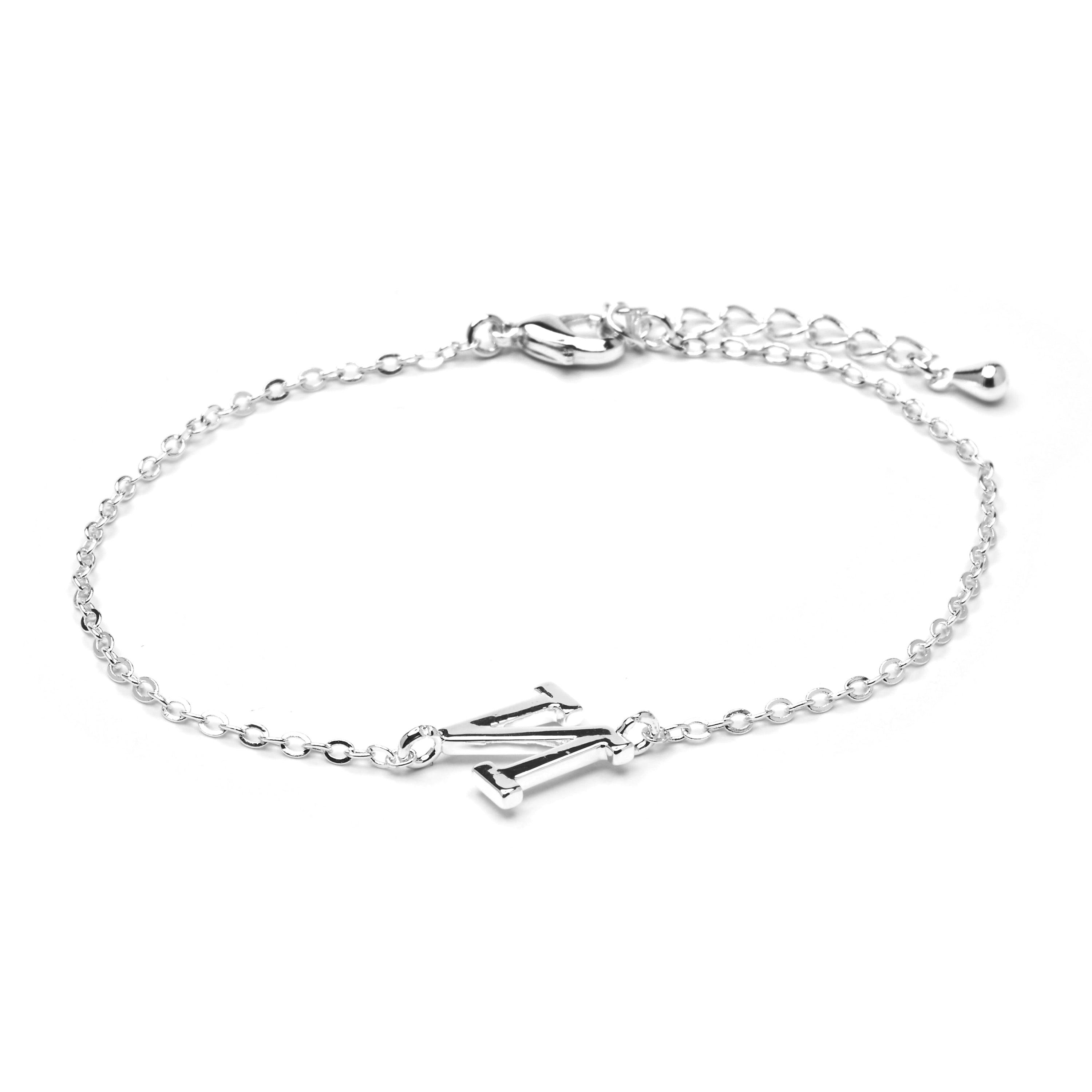 Pulsera acabado plata - Alphabet