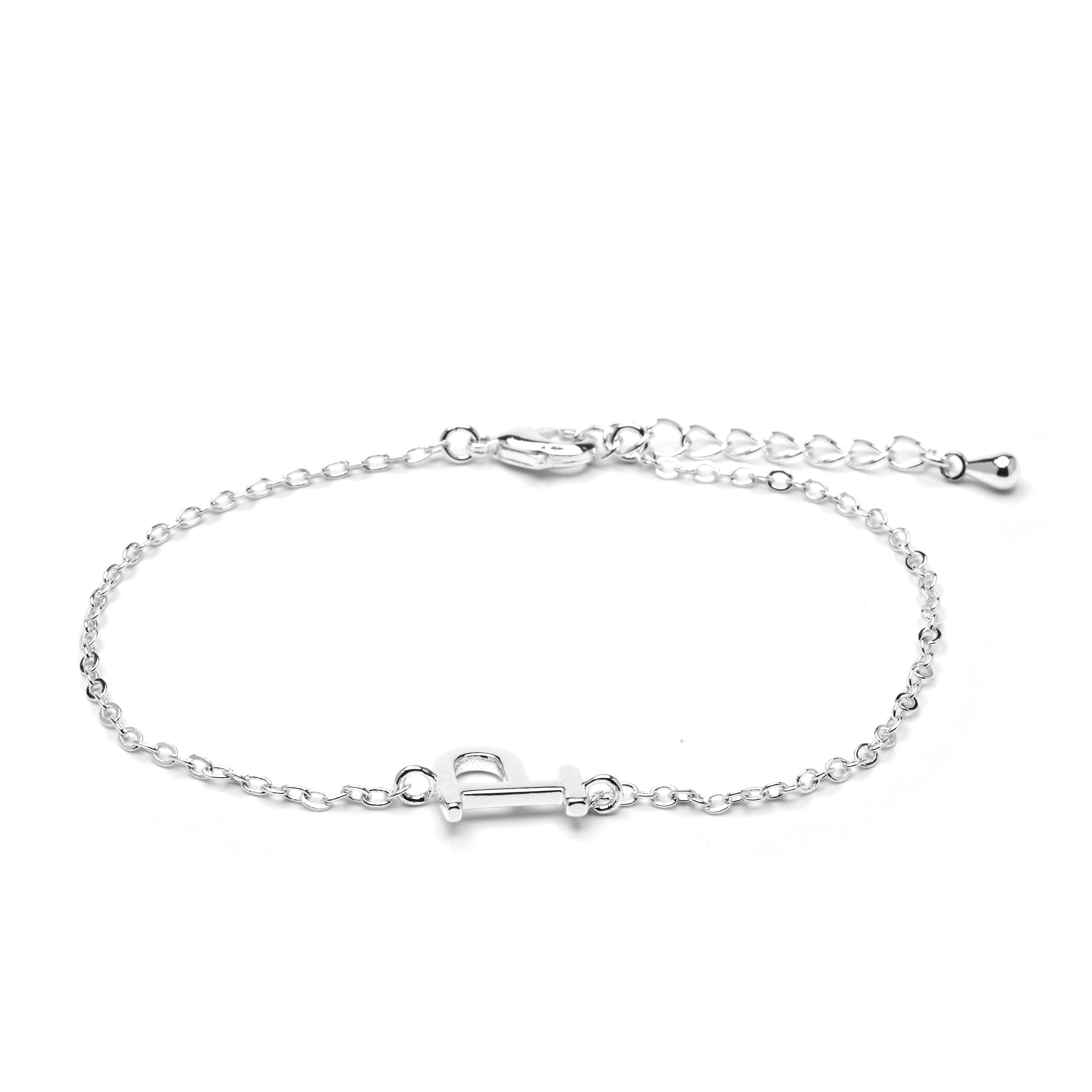 Pulsera acabado plata - Alphabet