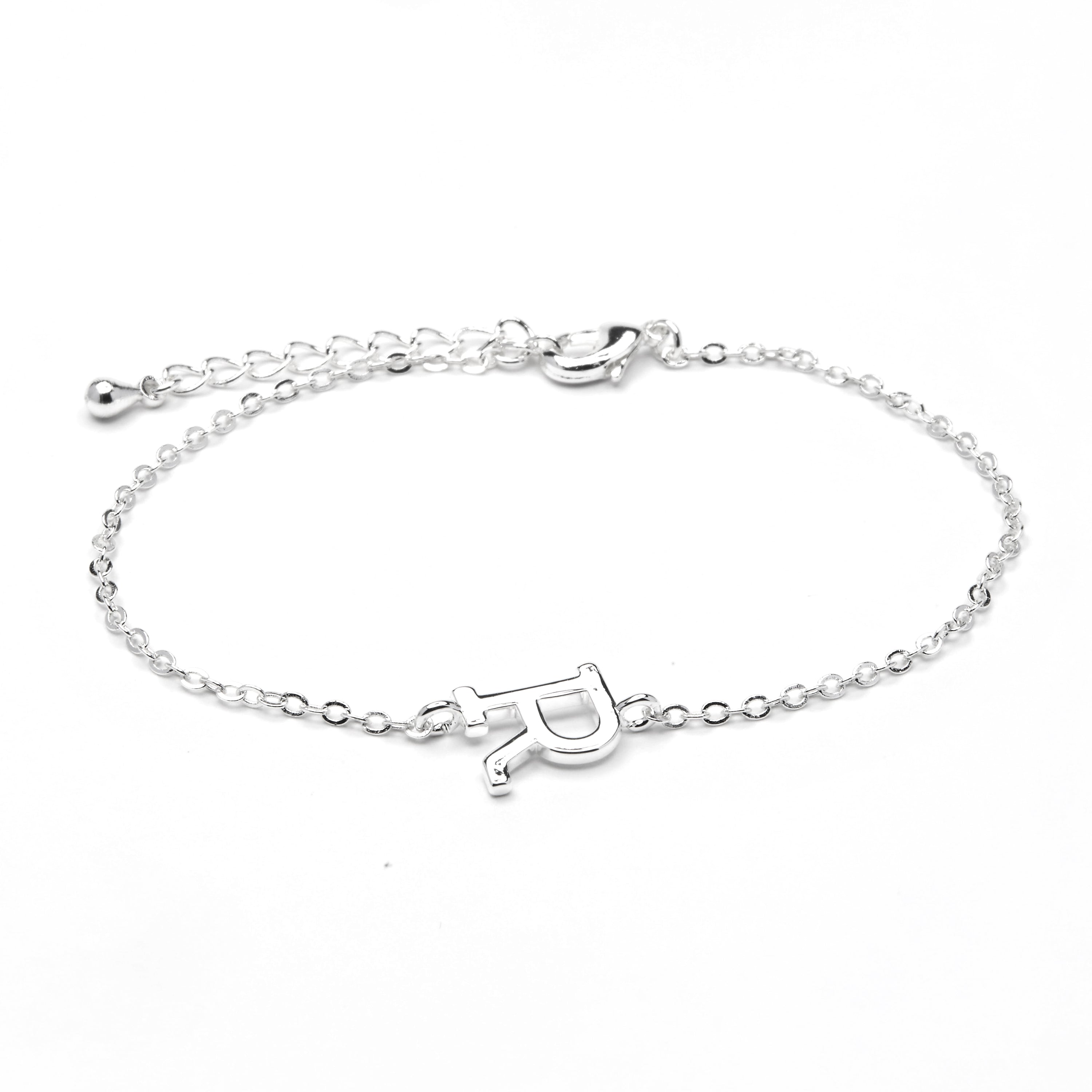 Pulsera acabado plata - Alphabet