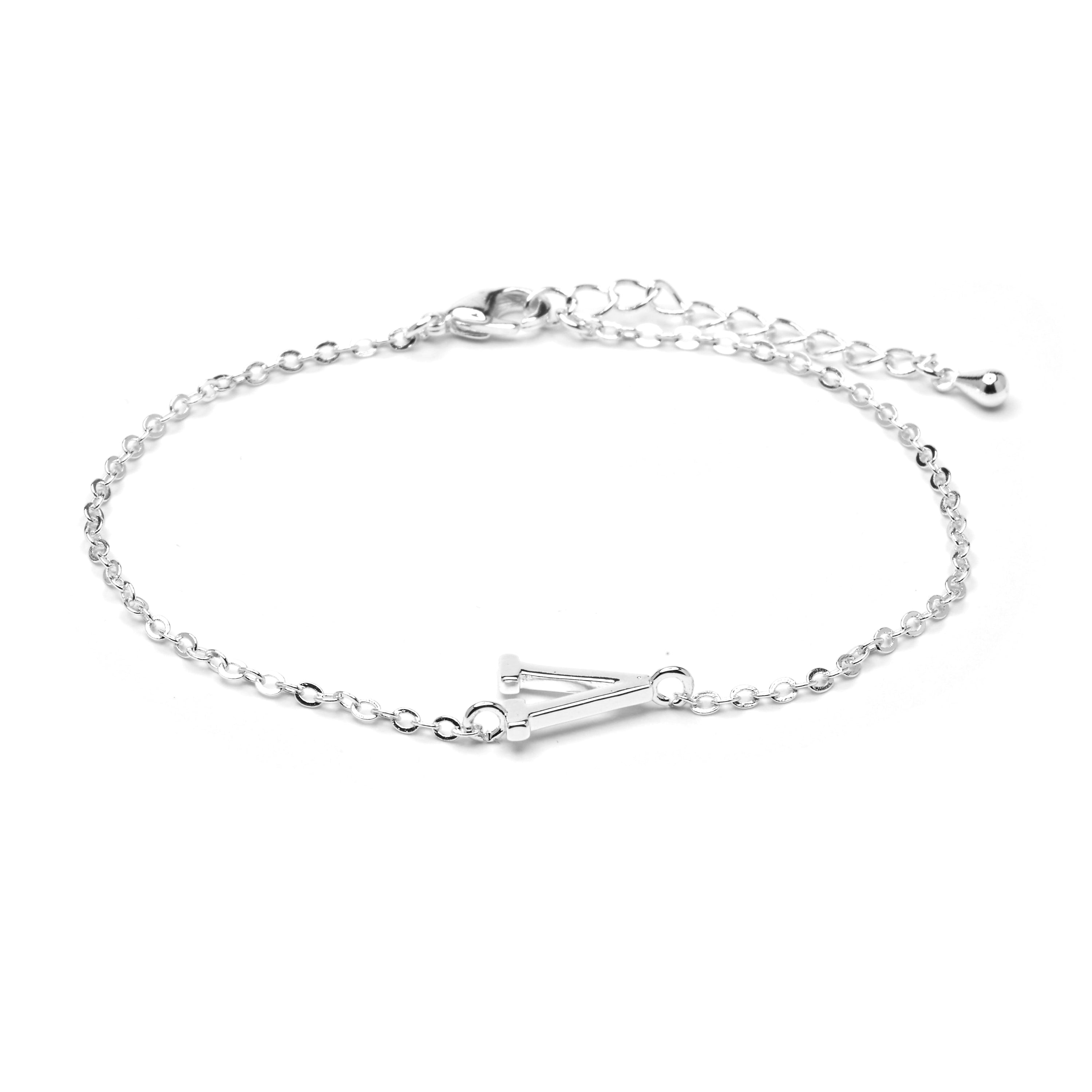Pulsera acabado plata - Alphabet
