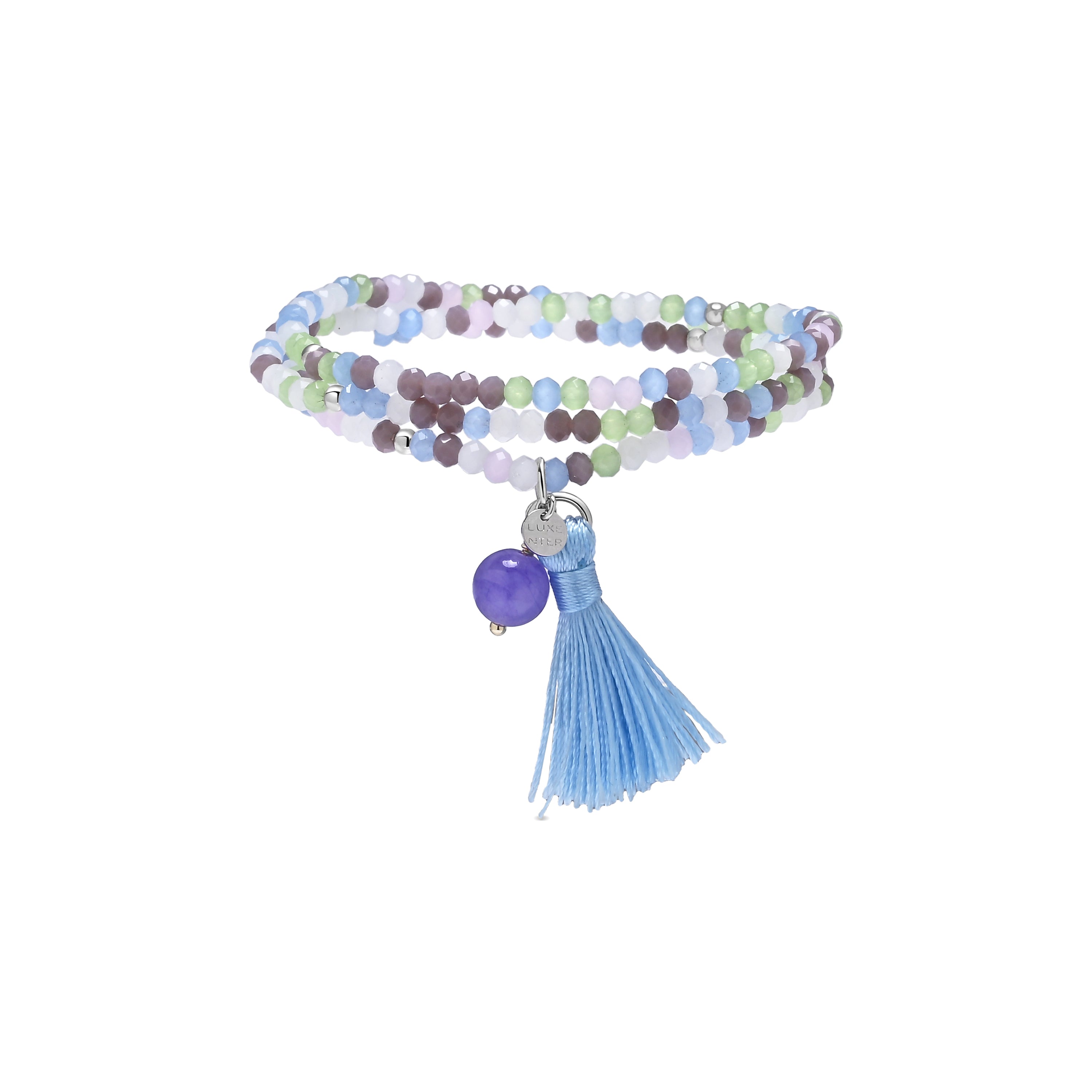 Pulsera de Cristal Multicolor acabado en rodio - Nydin