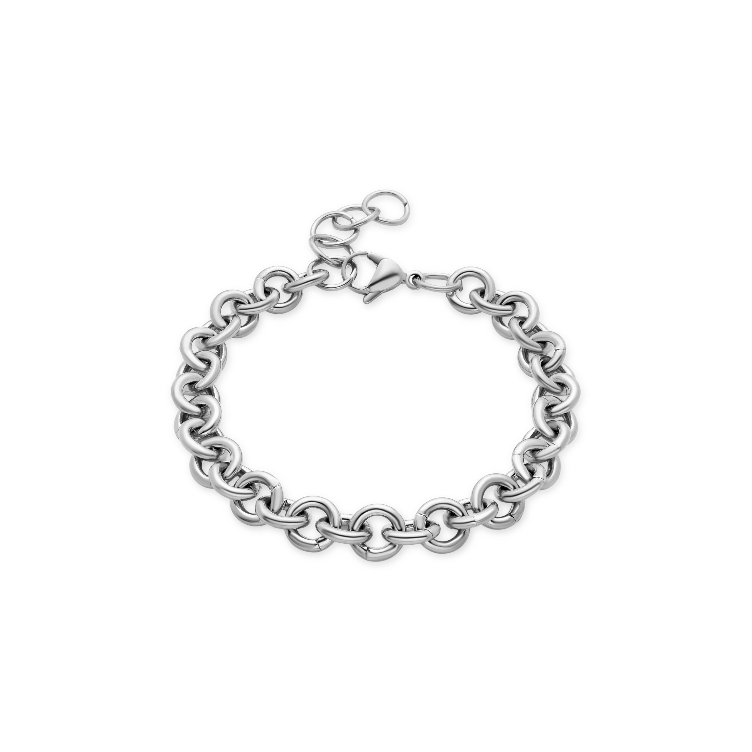 Pulsera acabada en rodio - Renda