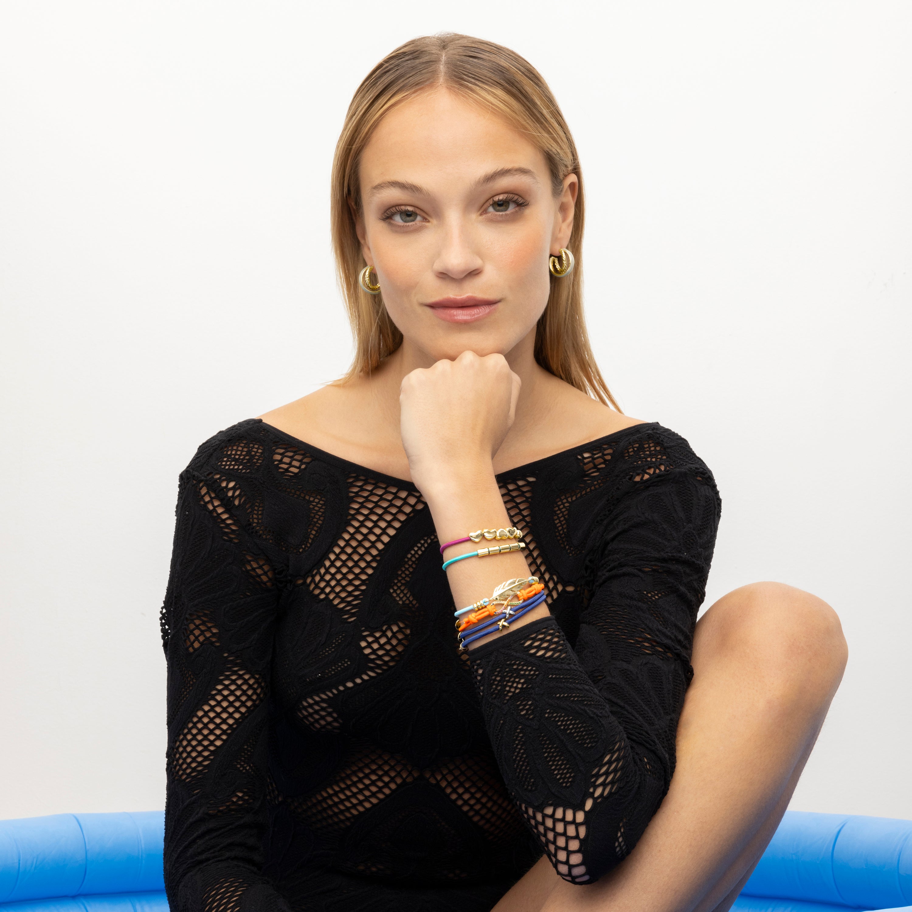 Coletero acabado en rodio - Rinfa