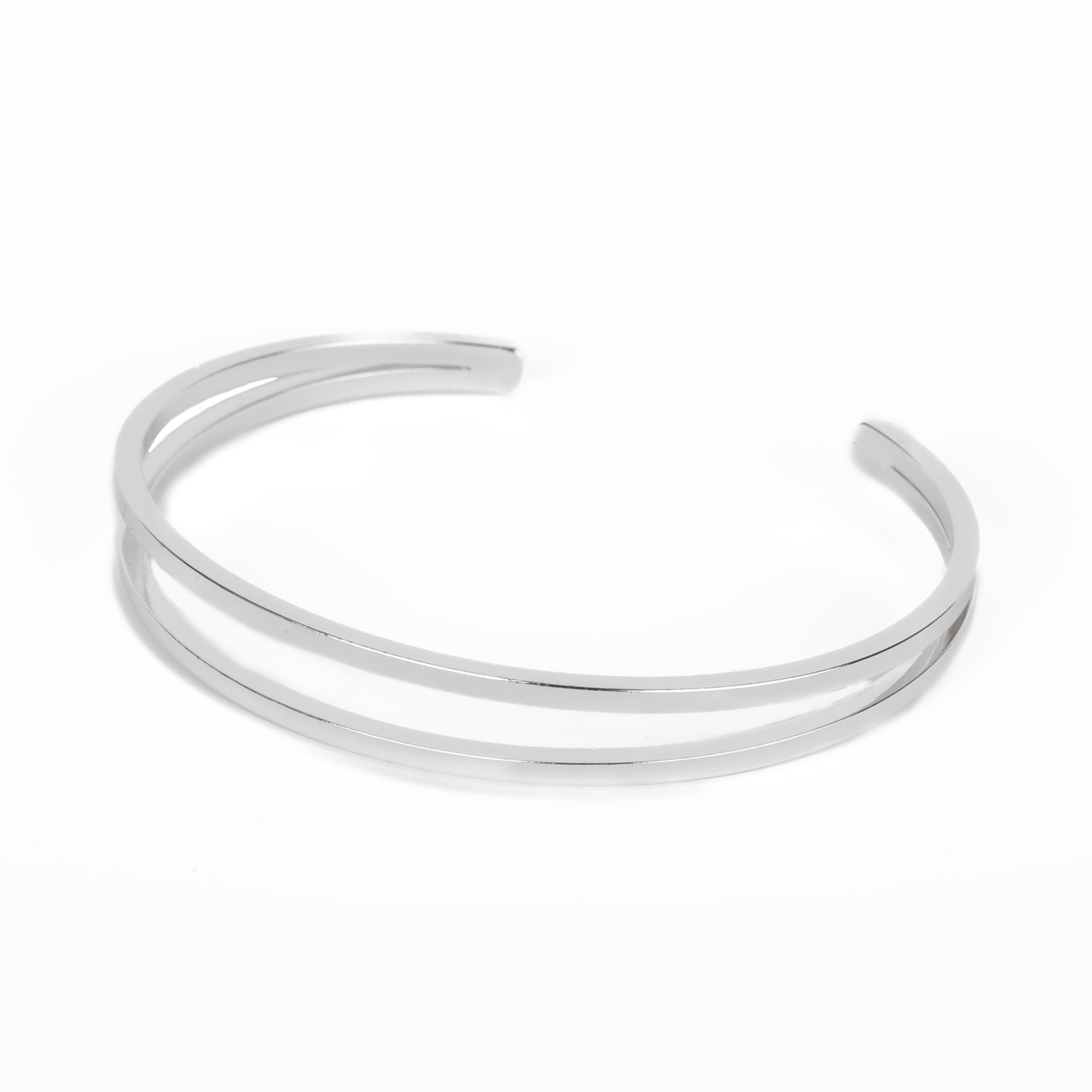 Brazalete acabado plata - Mega