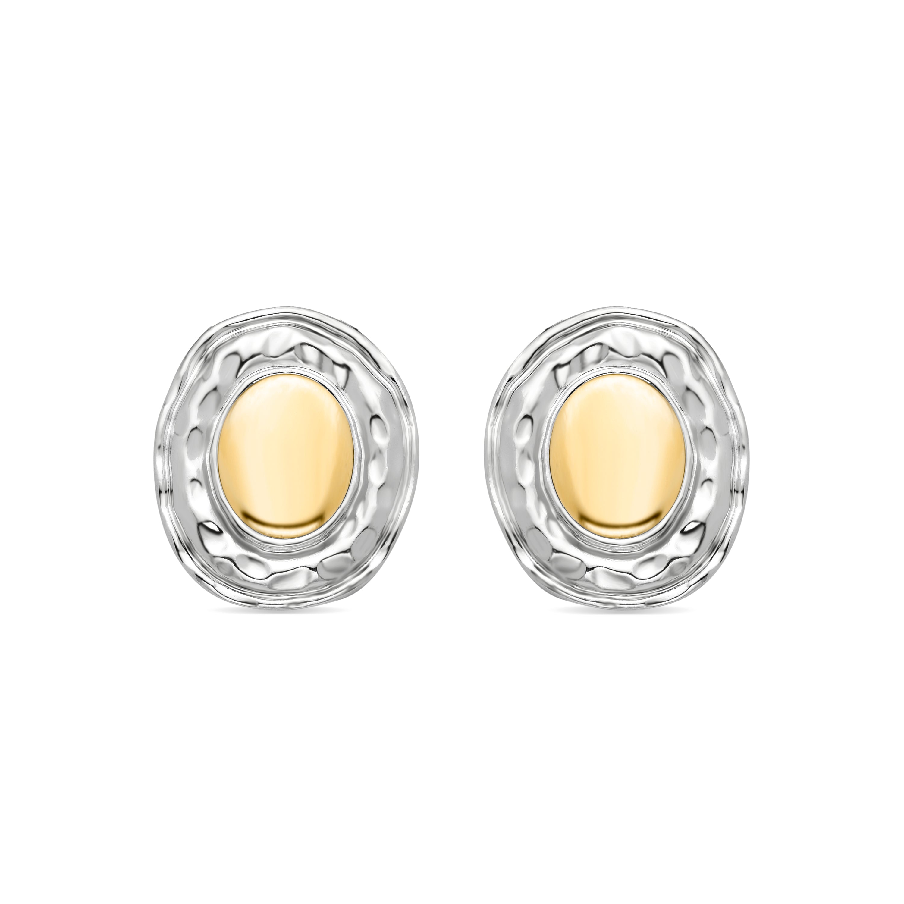 Pendientes acabados en rodio - Roisum