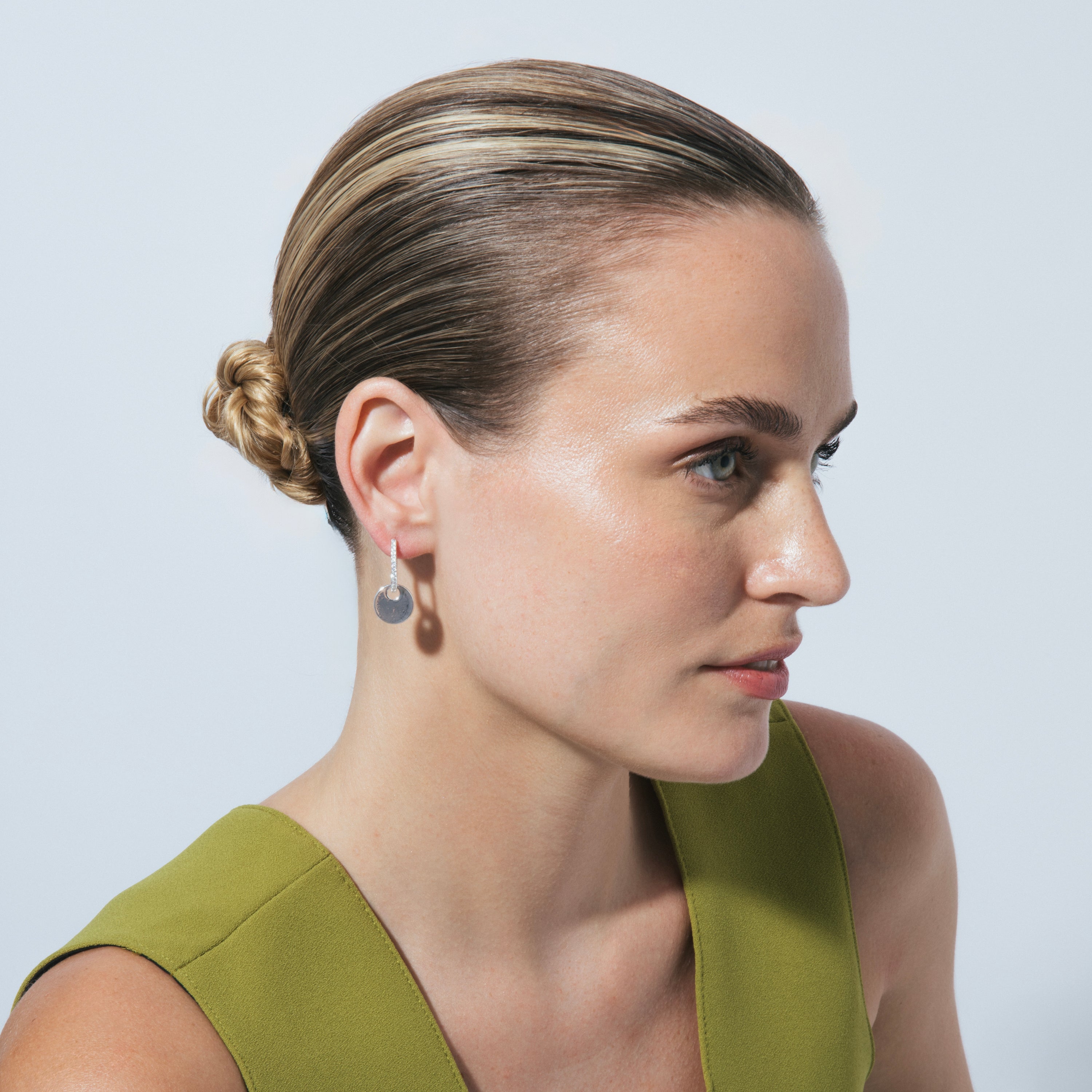 Pendientes acabado en Plata de Ley 925 - Sarif