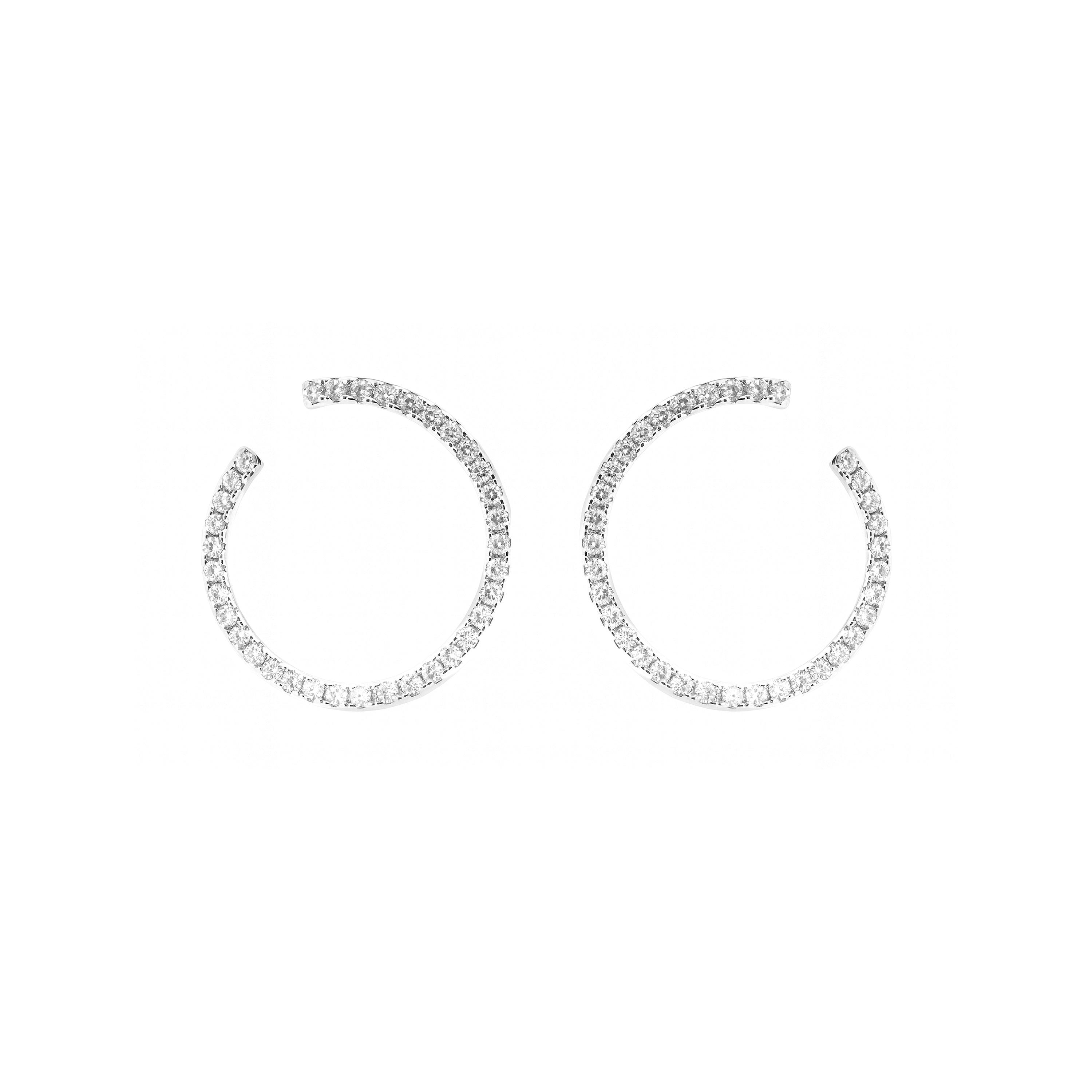 Pendientes acabado en Plata de Ley 925 - Yona