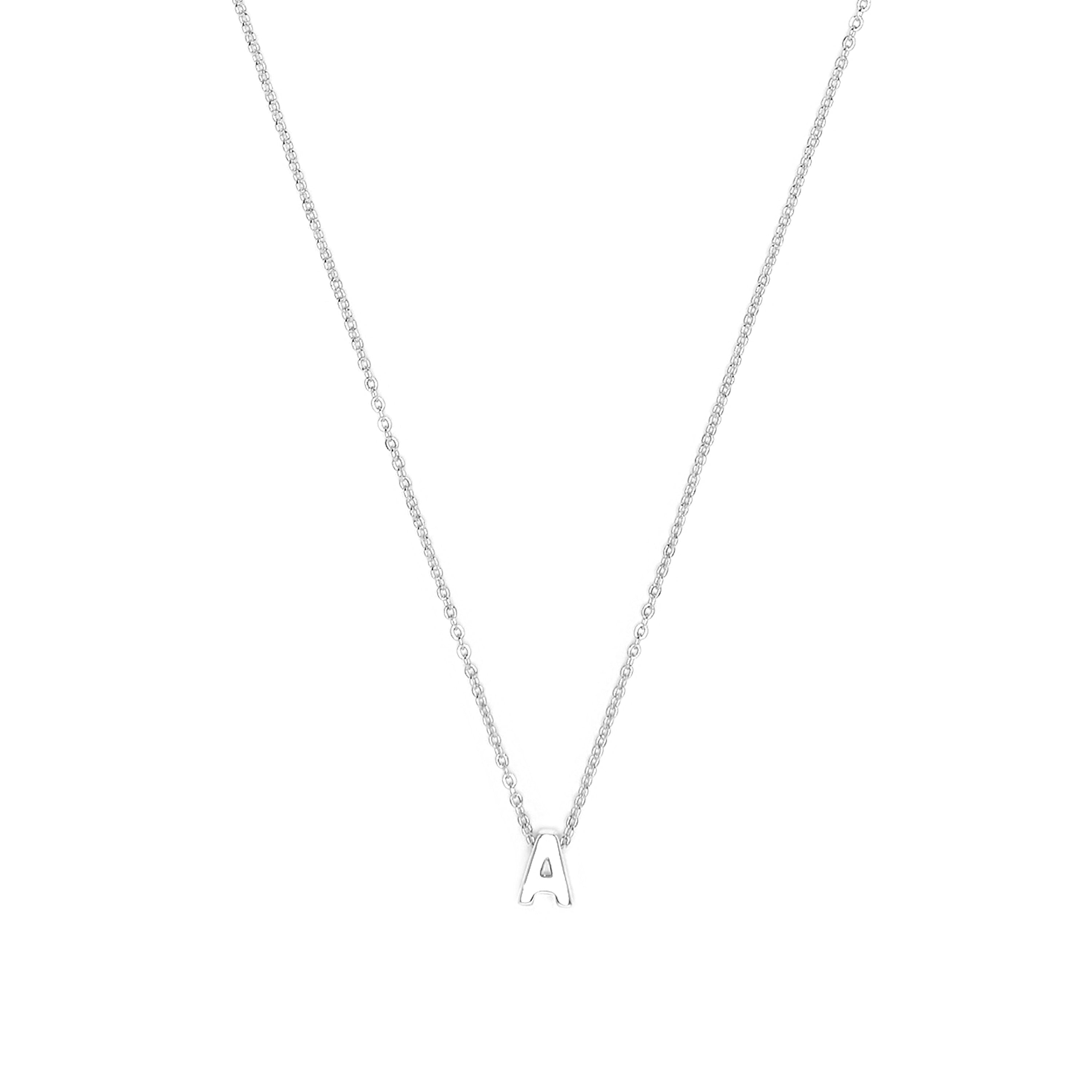 Collar acabado plata - Alphabet