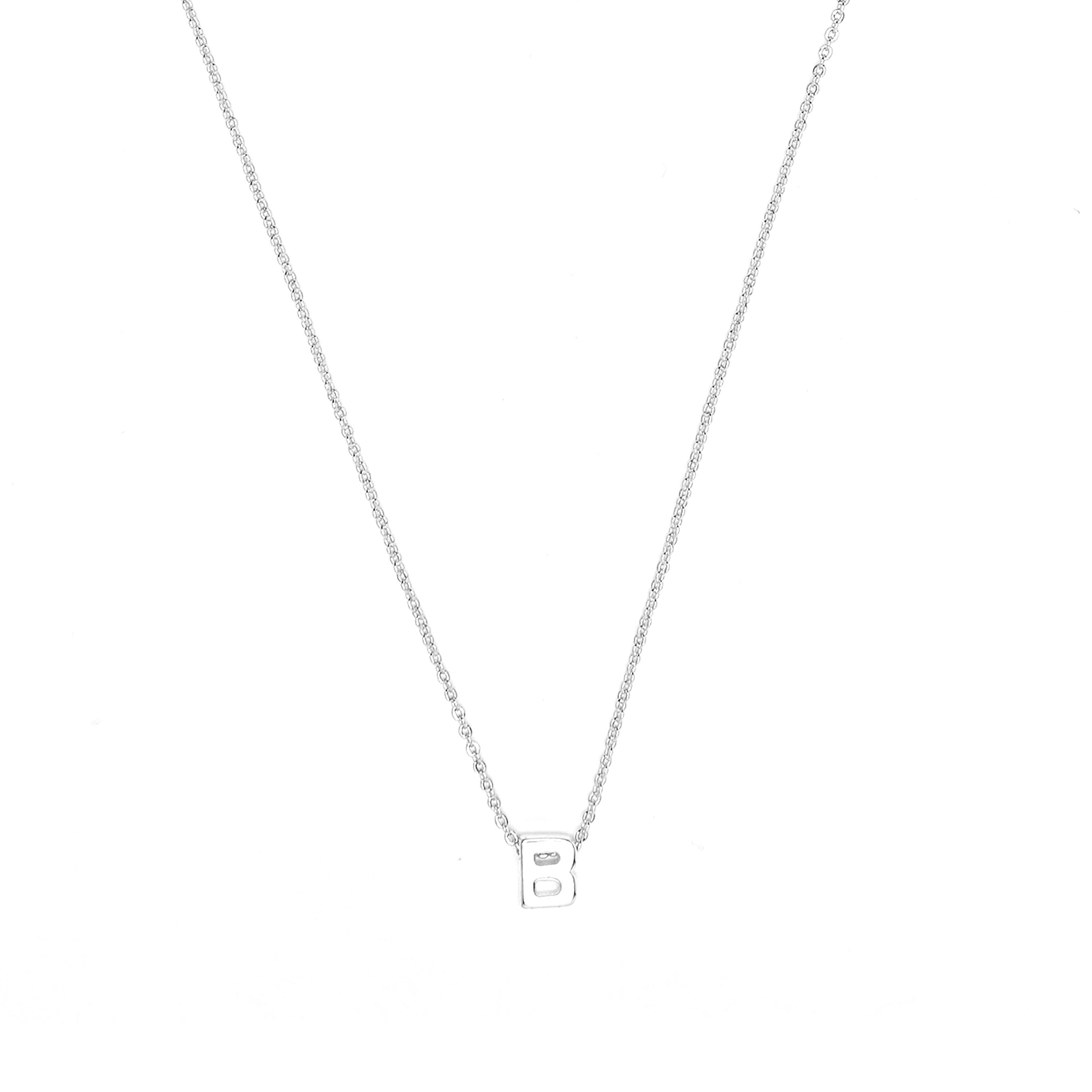 Collar acabado plata - Alphabet