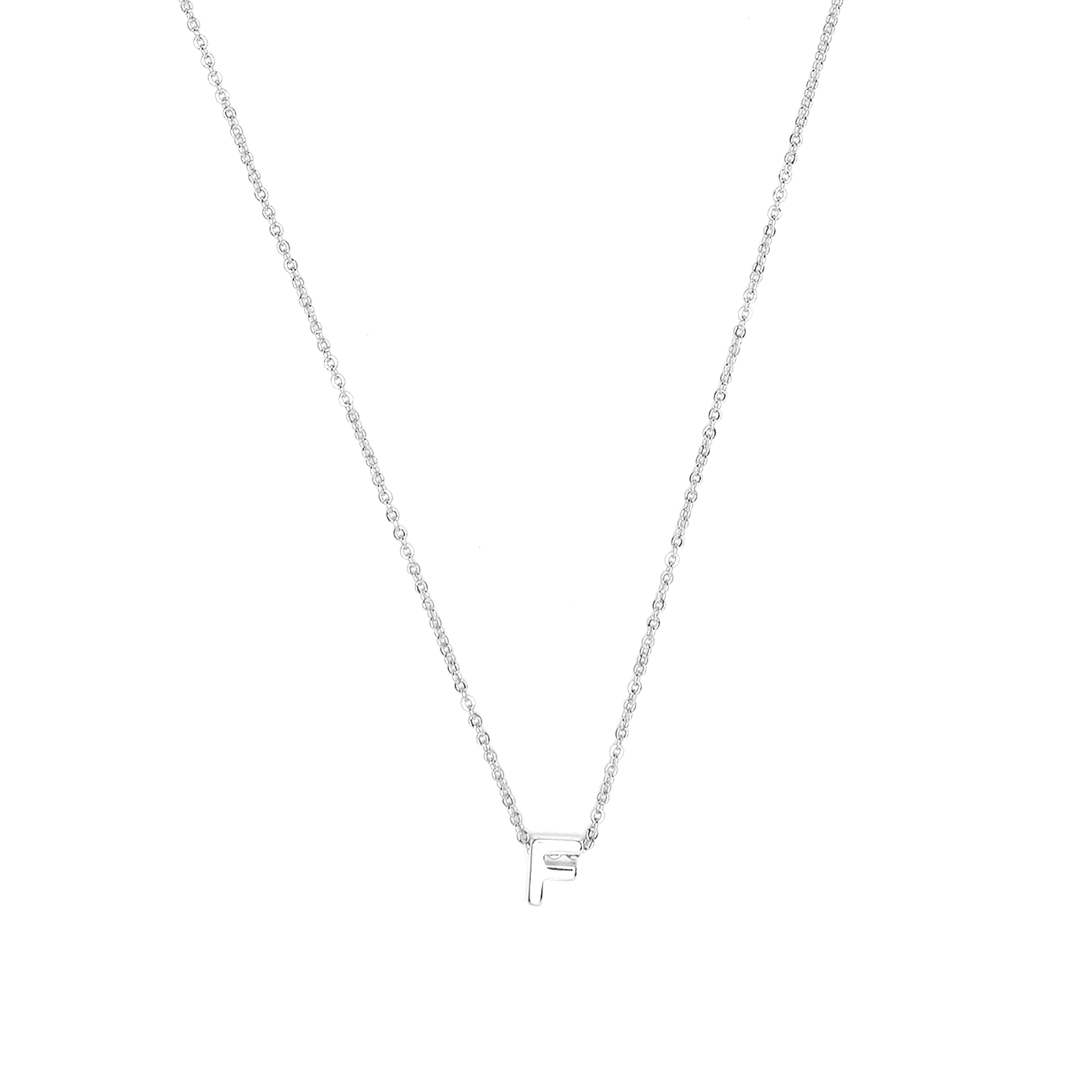 Collar acabado plata - Alphabet