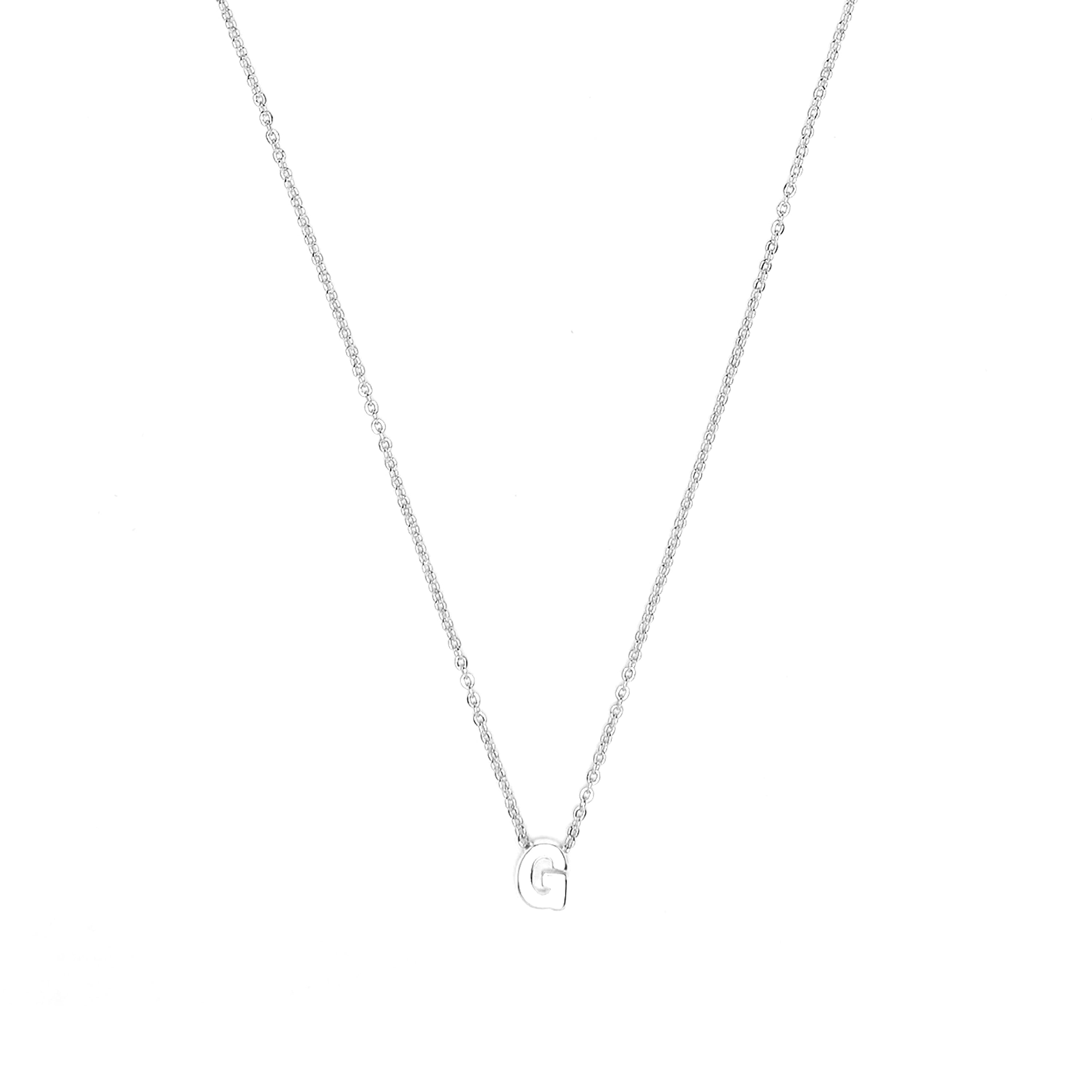 Collar acabado plata - Alphabet