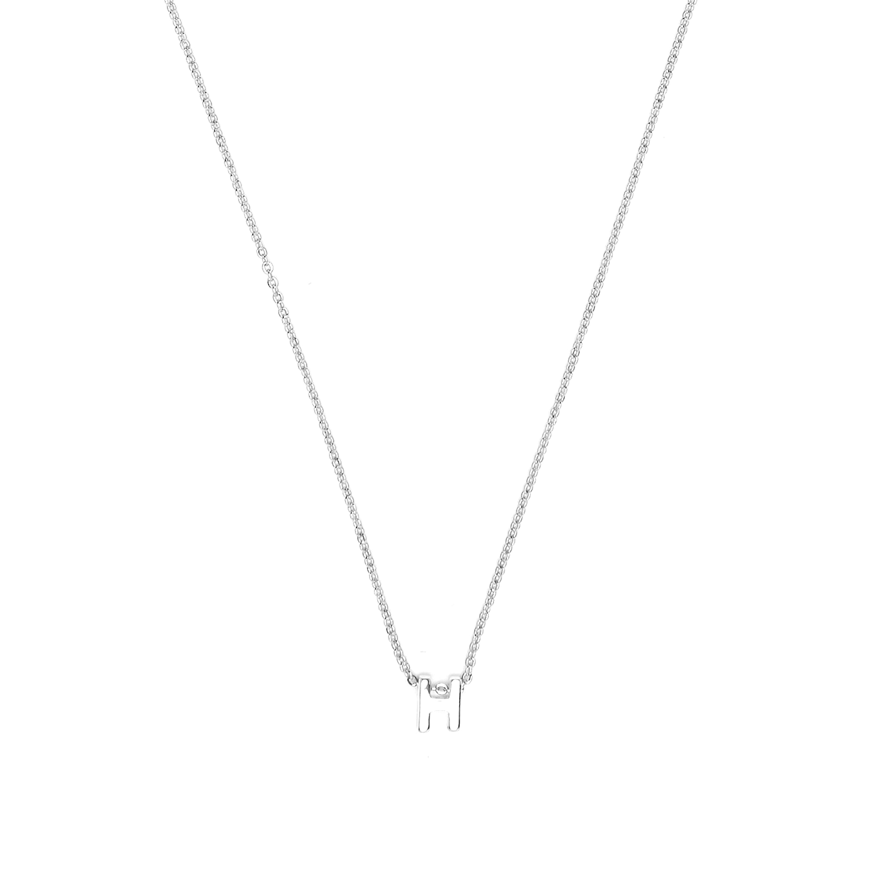 Collar acabado plata - Alphabet