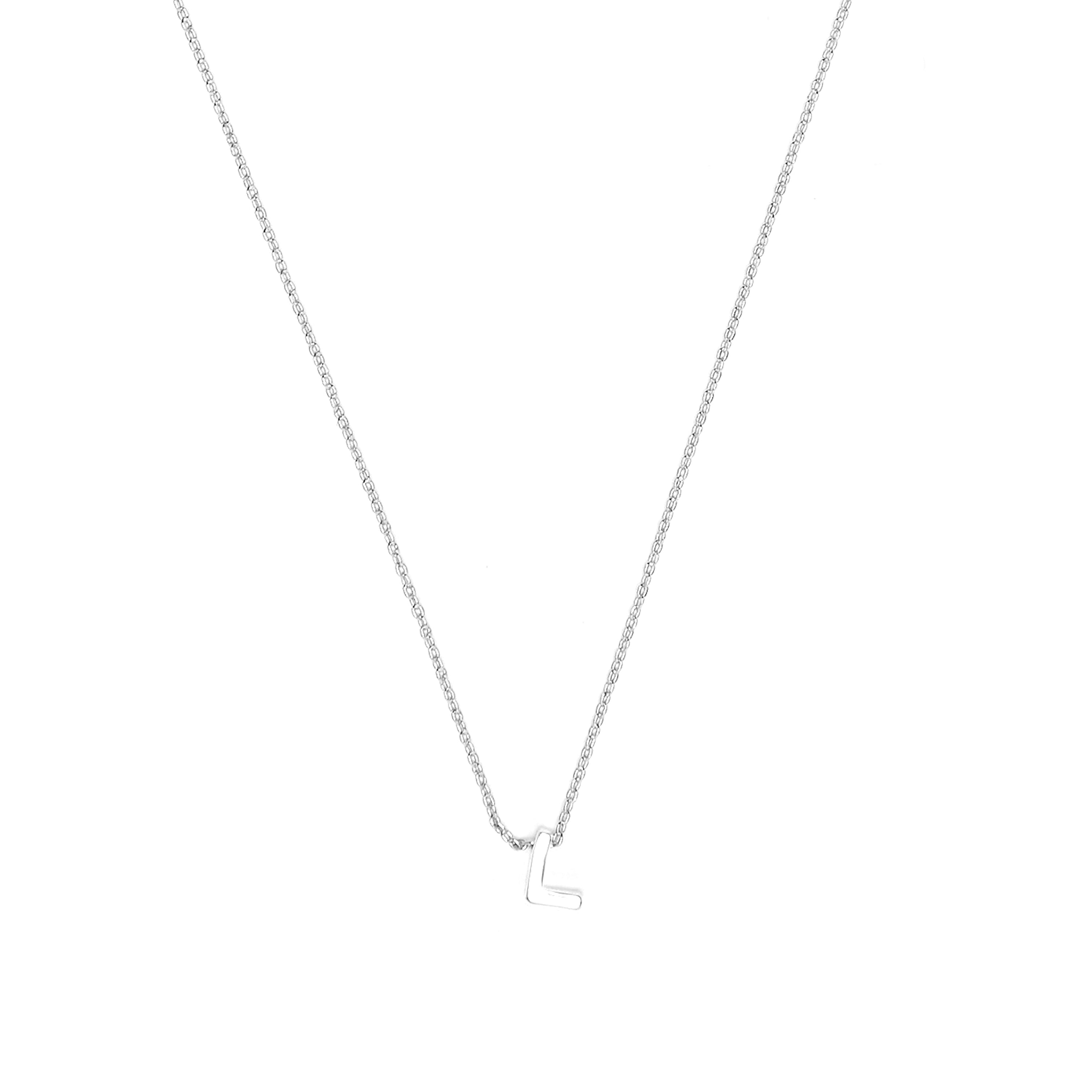 Collar acabado plata - Alphabet