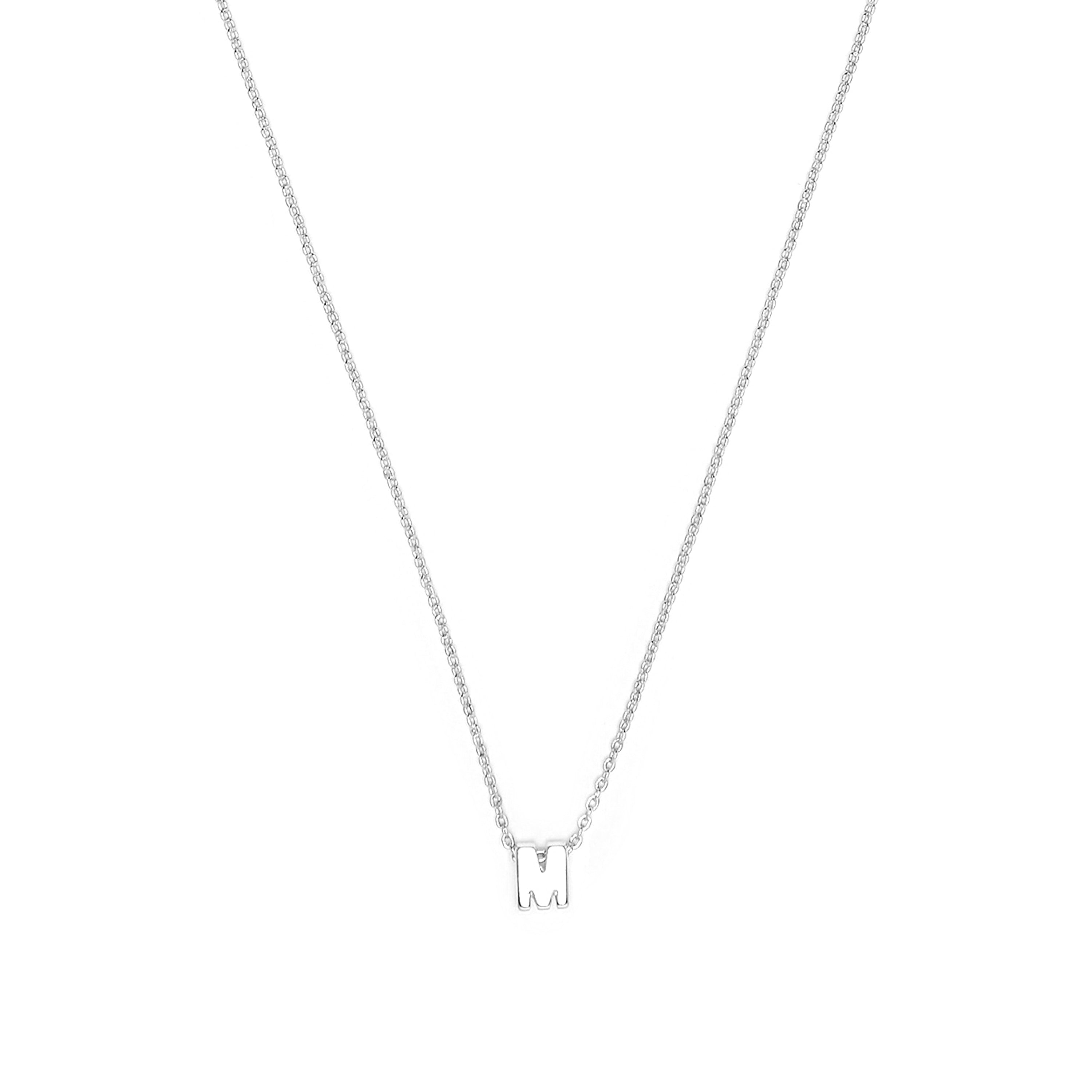 Collar acabado plata - Alphabet