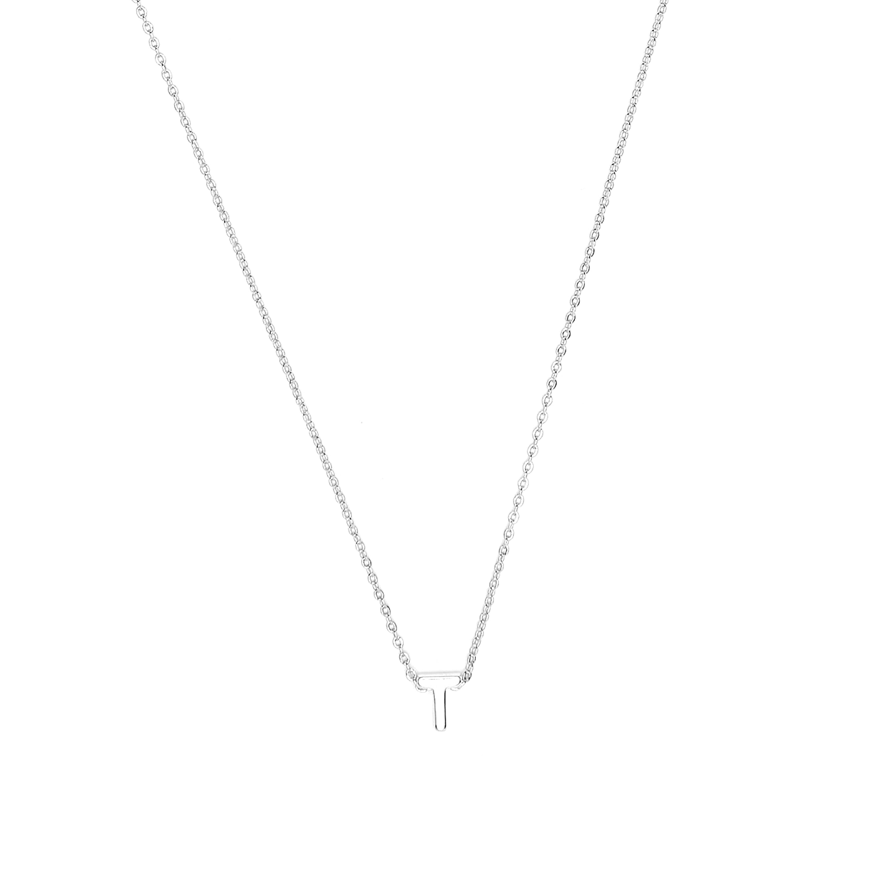 Collar acabado plata - Alphabet