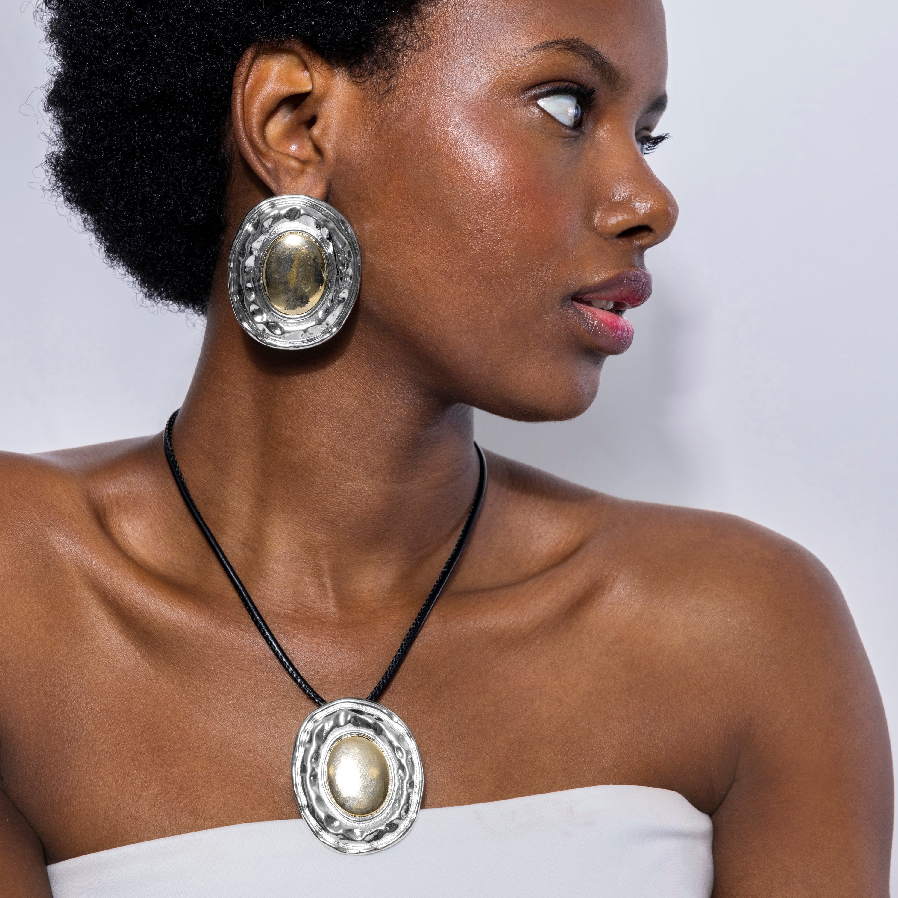 Collar acabado en rodio - Roisum