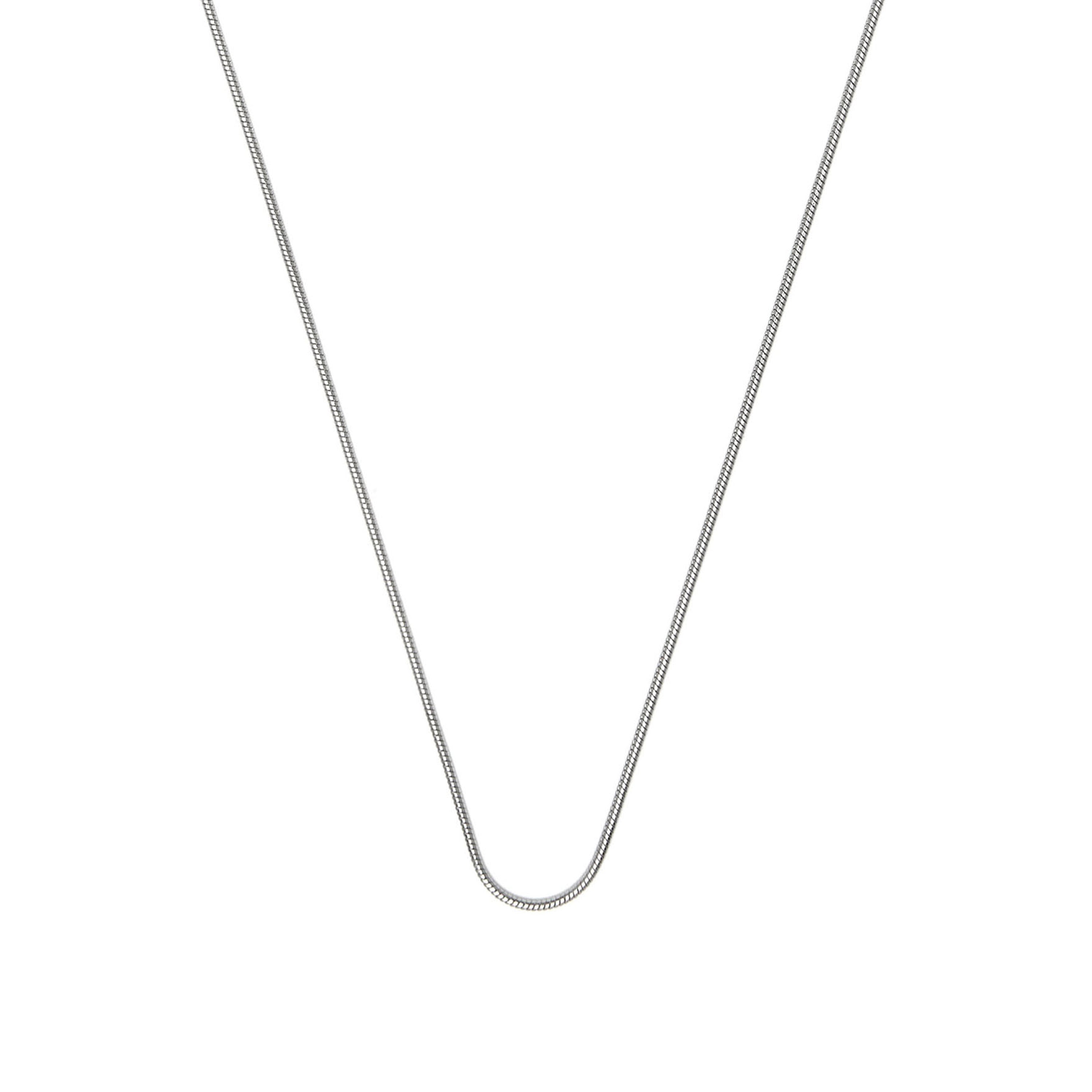 Collar de 45cm acabado en rodio - Axio