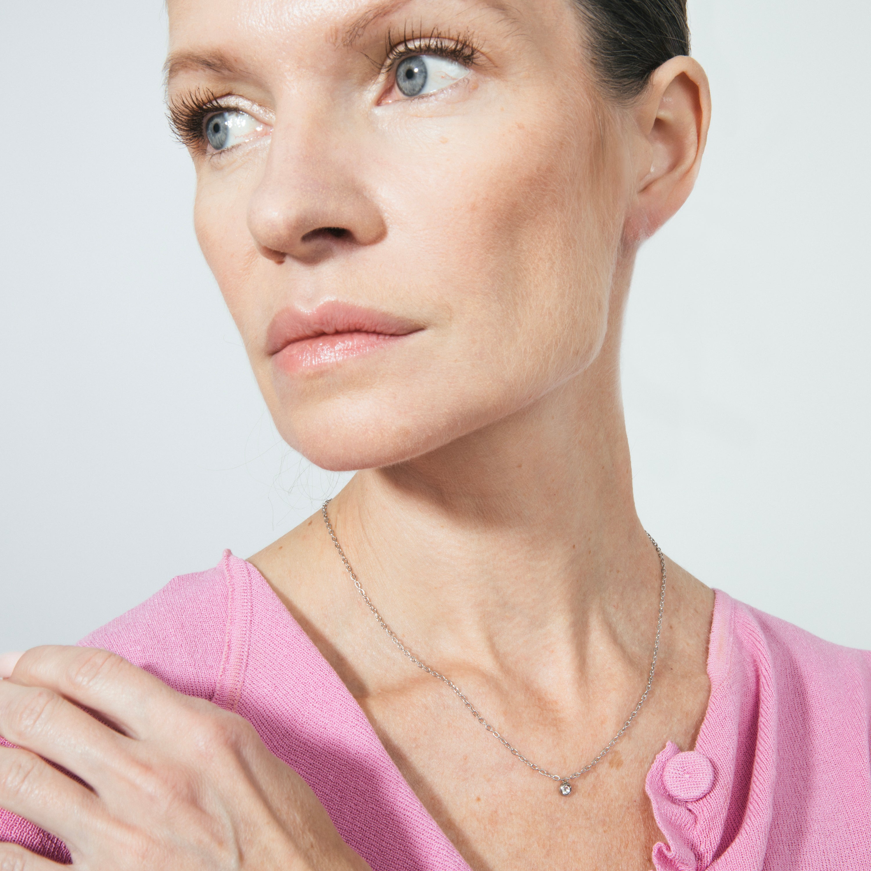 Collar de Circonita Brillante acabado en Plata de Ley 925 - Zelis