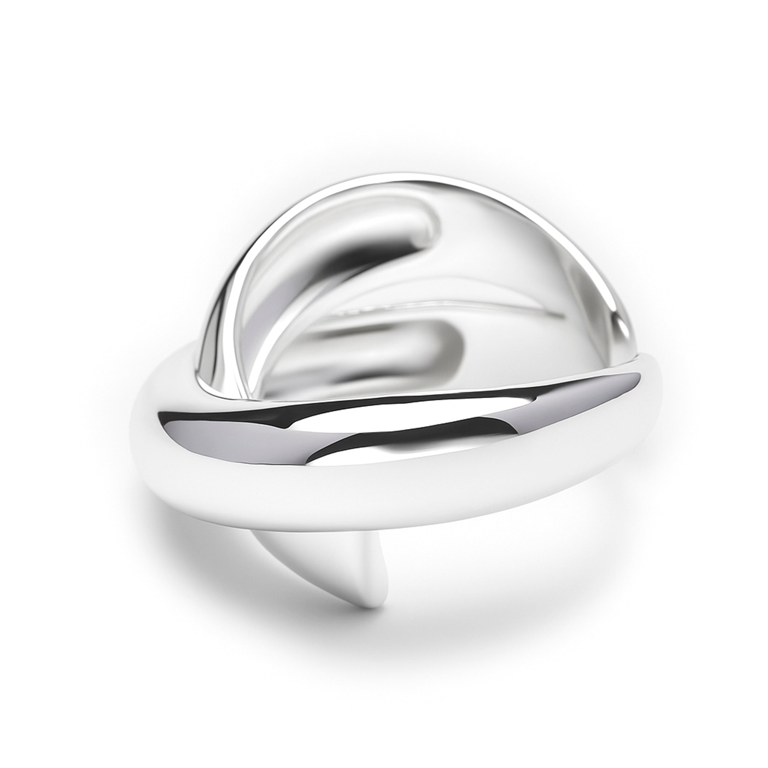 Anillo acabado en rodio - Nacui