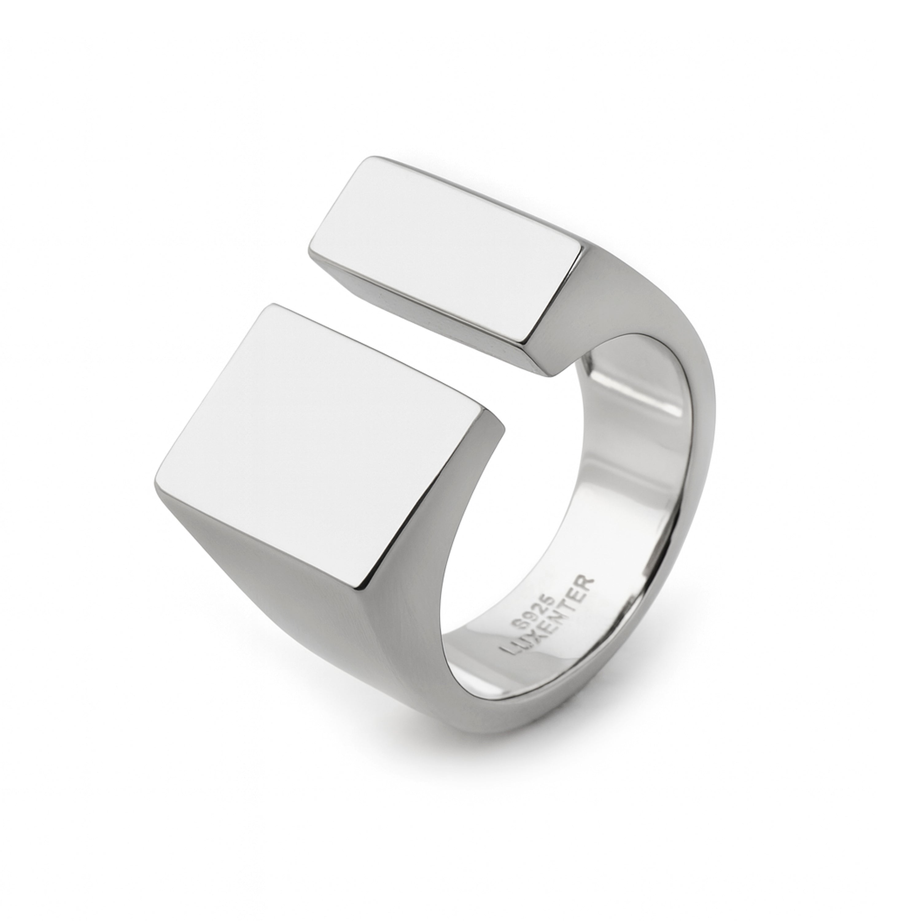 Anillo de Plata de Ley 925 acabado rodio - Ithul