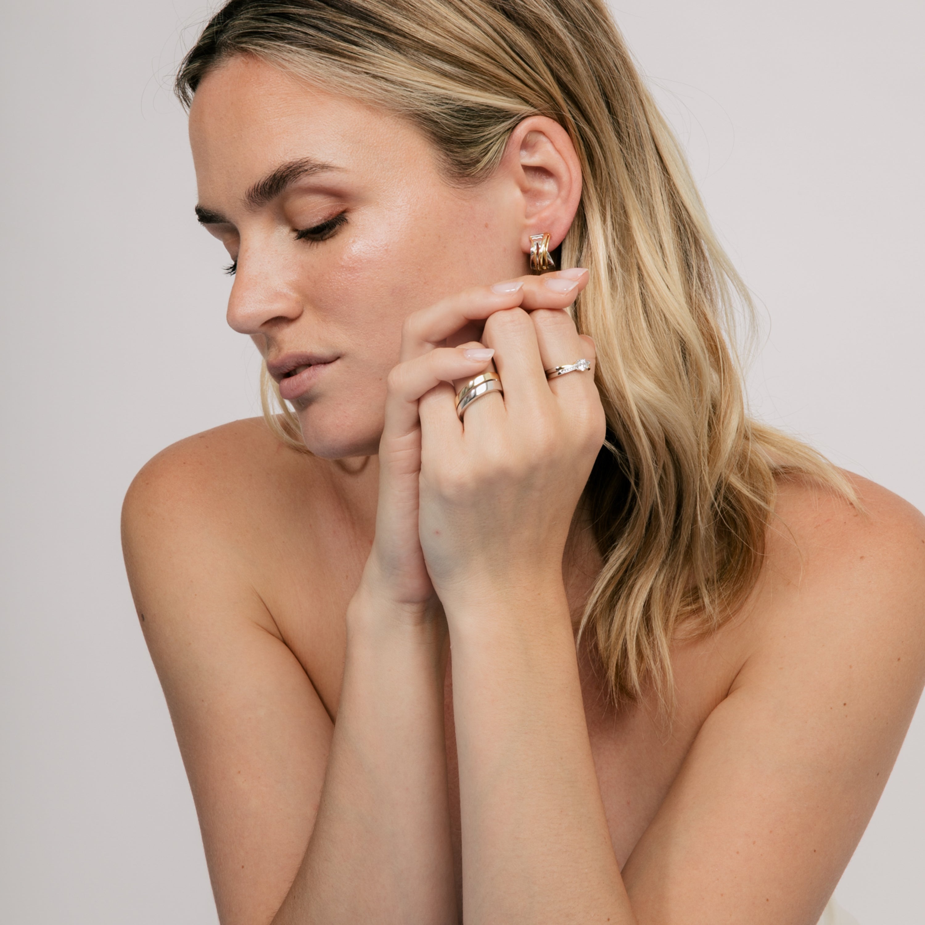 Anillo de Plata de Ley 925 acabado rodio - Auphis